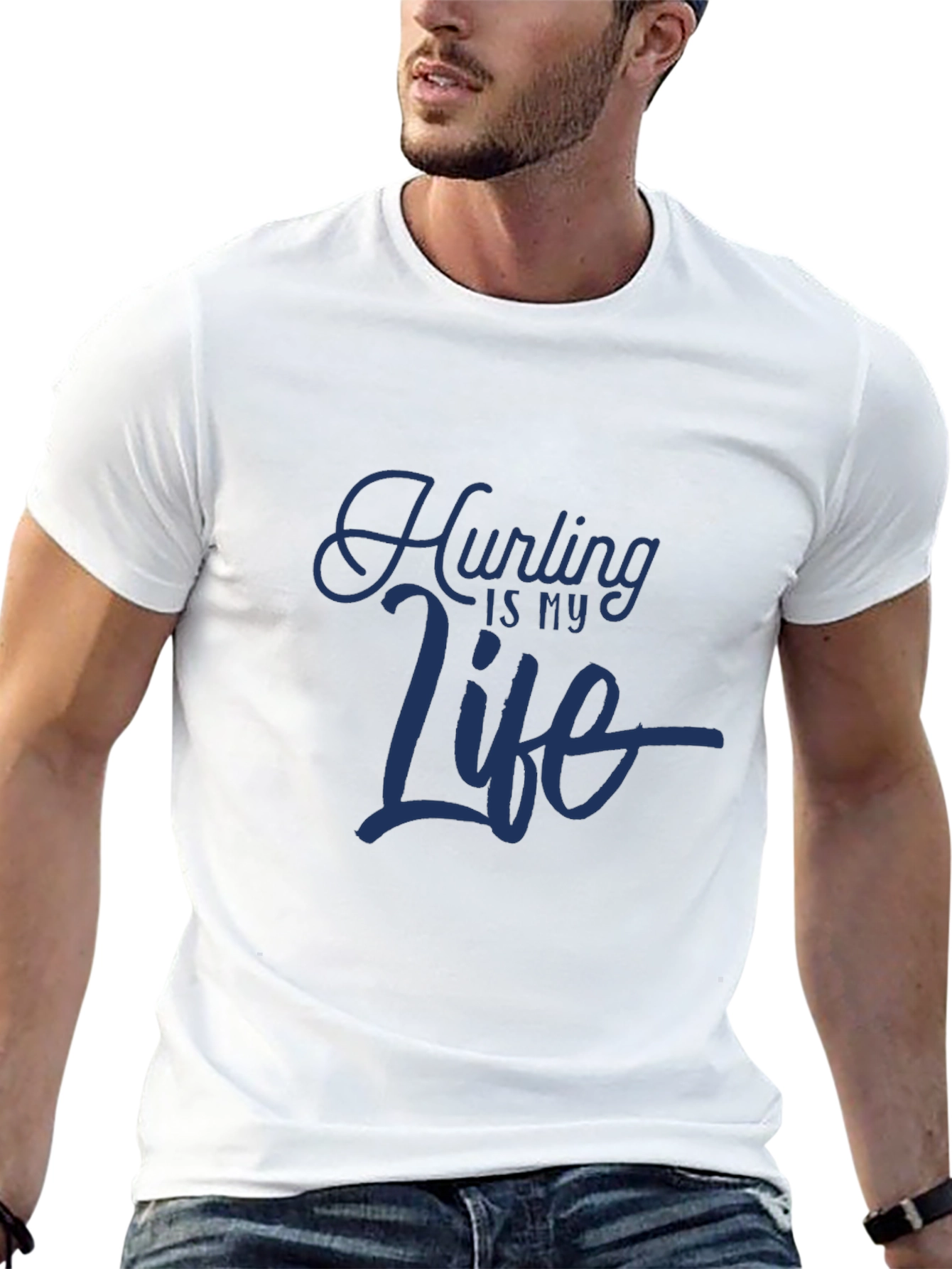 Hurling is My Life Graphic Tee - Black