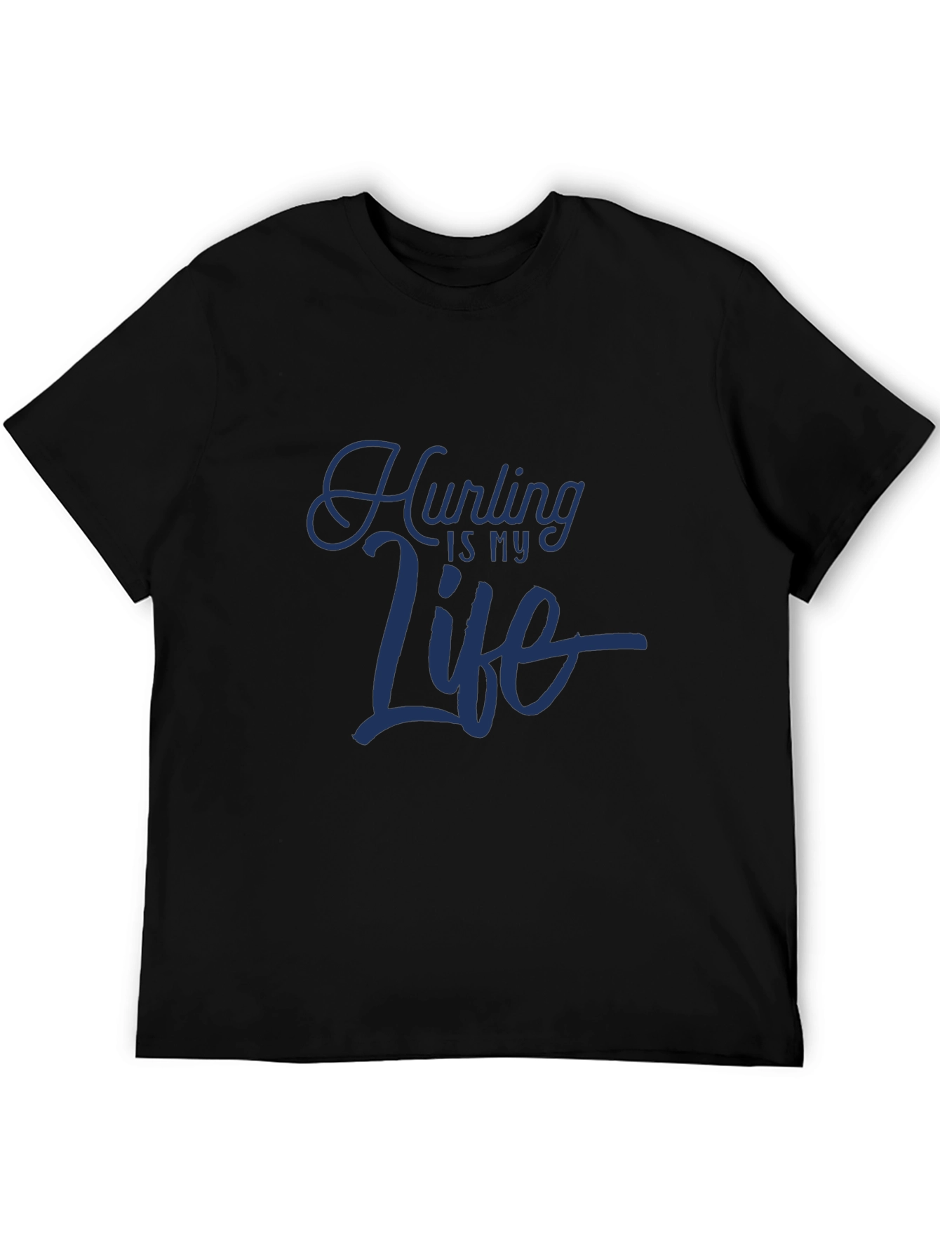 Hurling is My Life Graphic Tee - Black