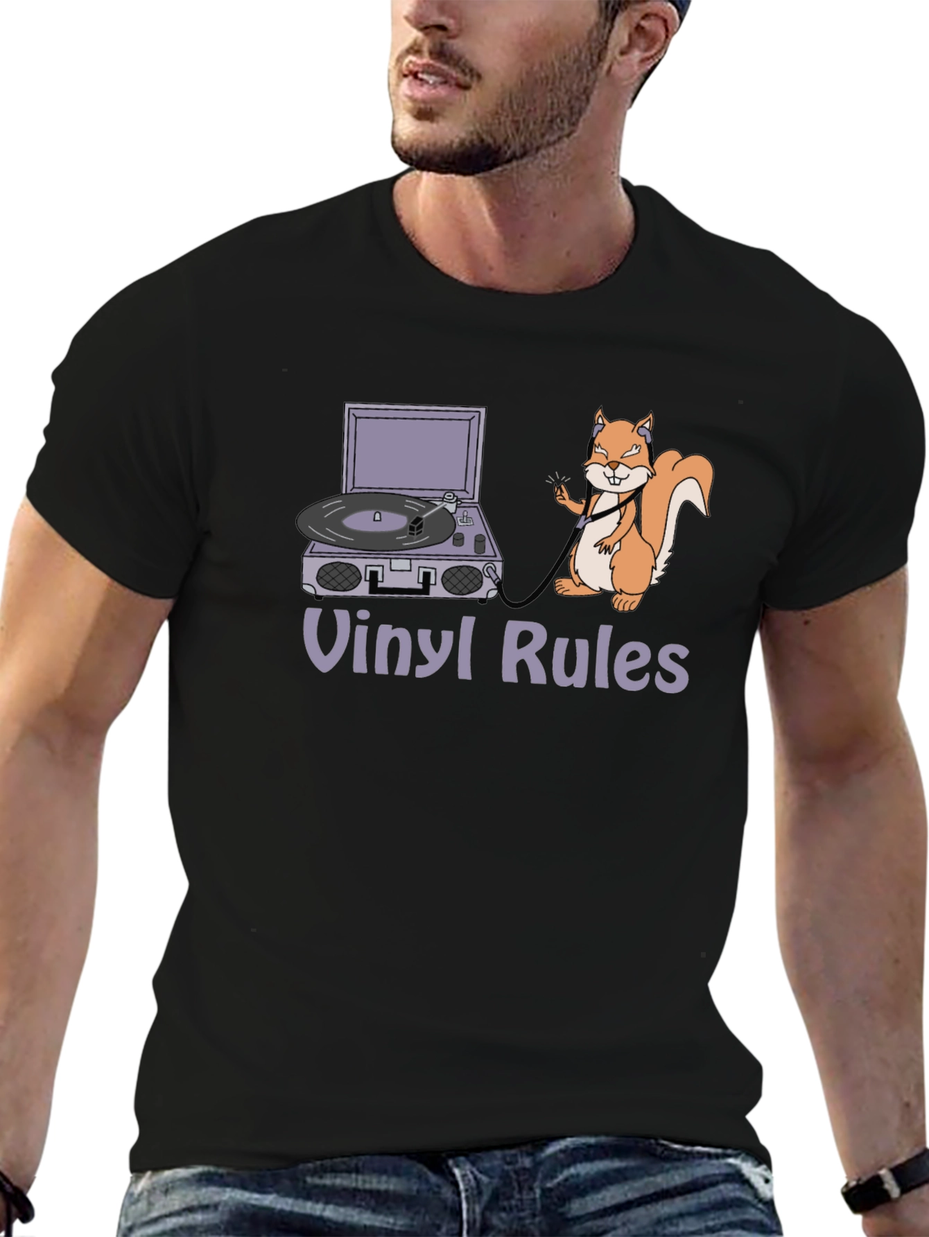 Vinyl Rules Graphic T-Shirt