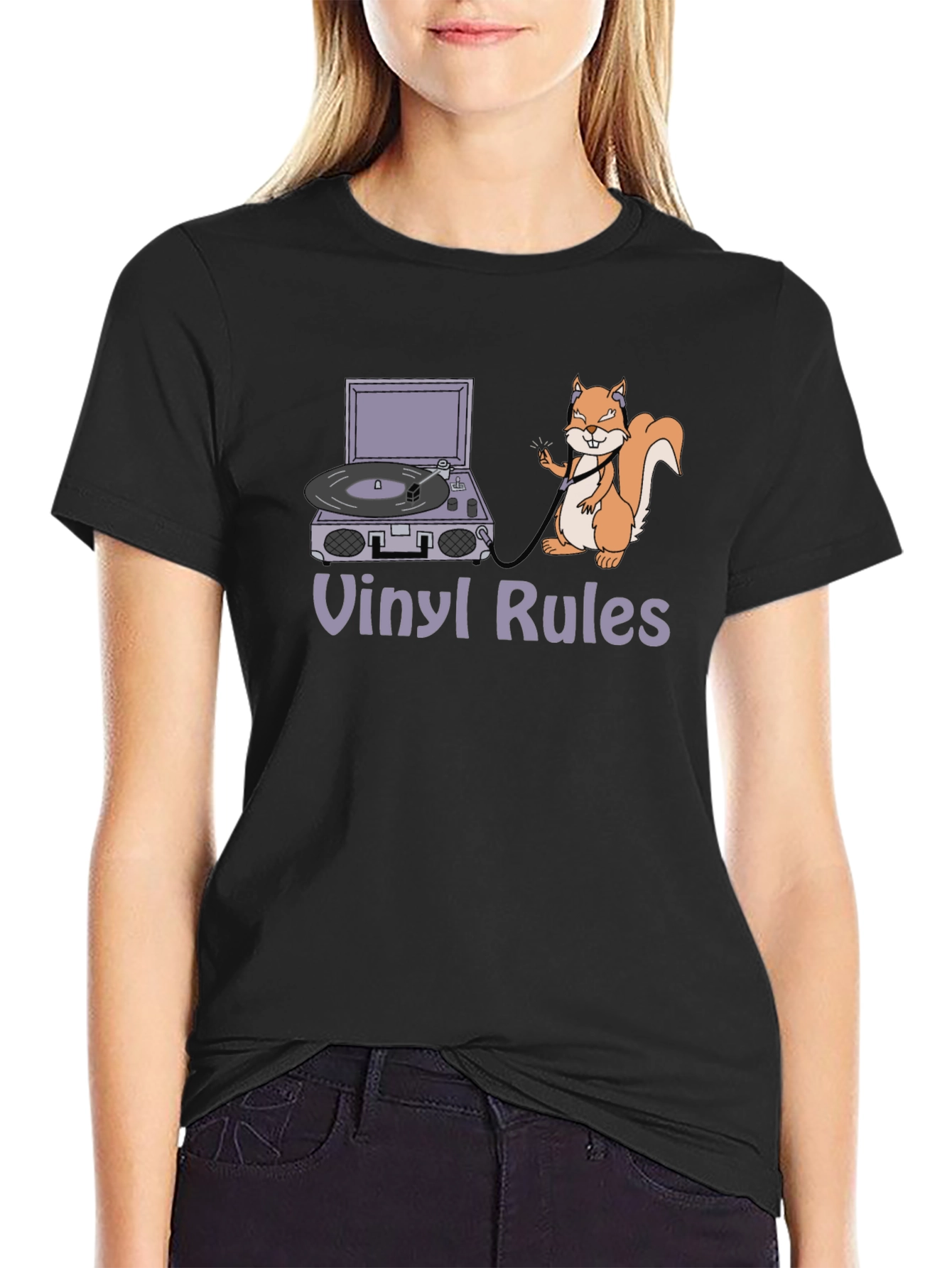 Vinyl Rules Graphic T-Shirt