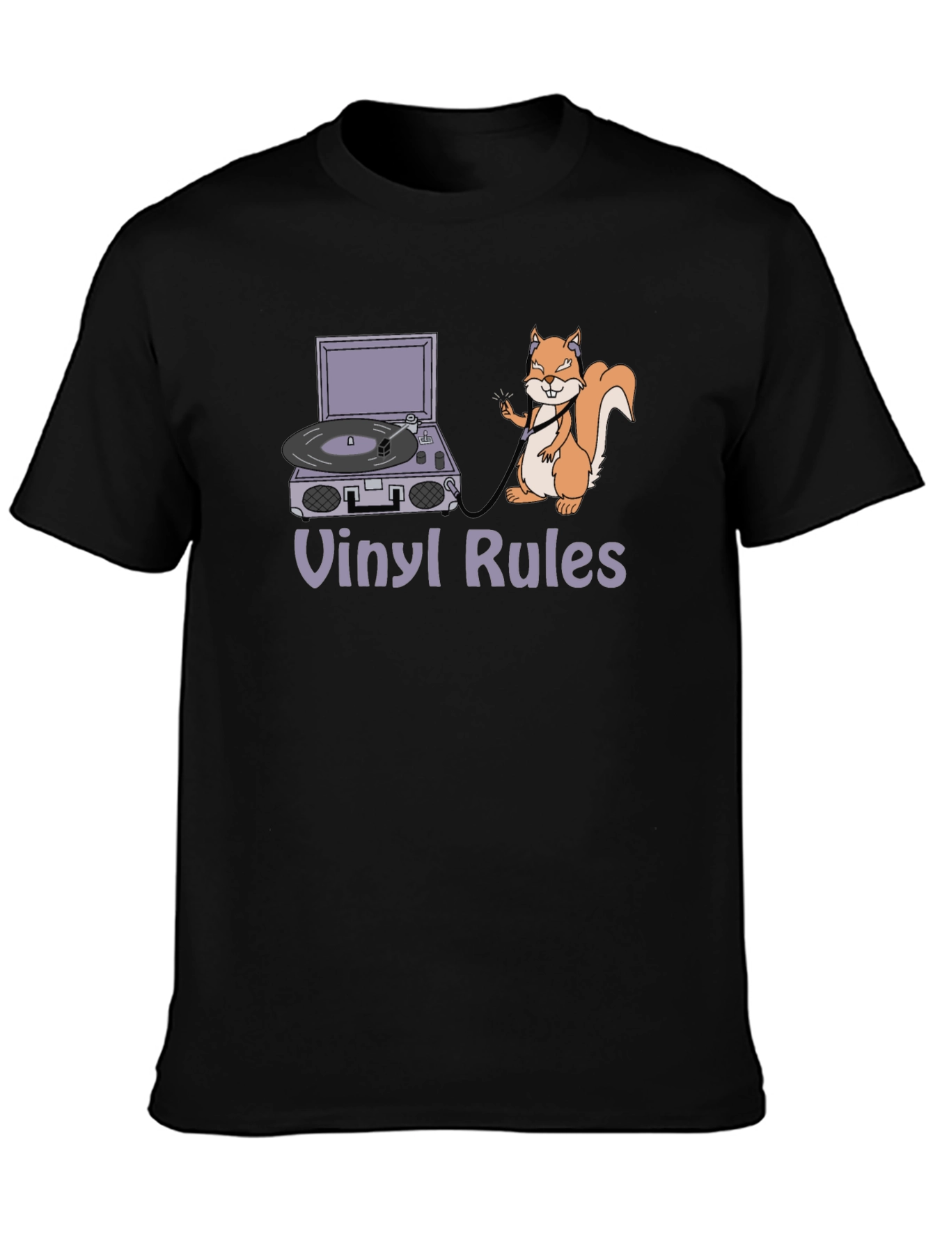 Vinyl Rules Graphic T-Shirt
