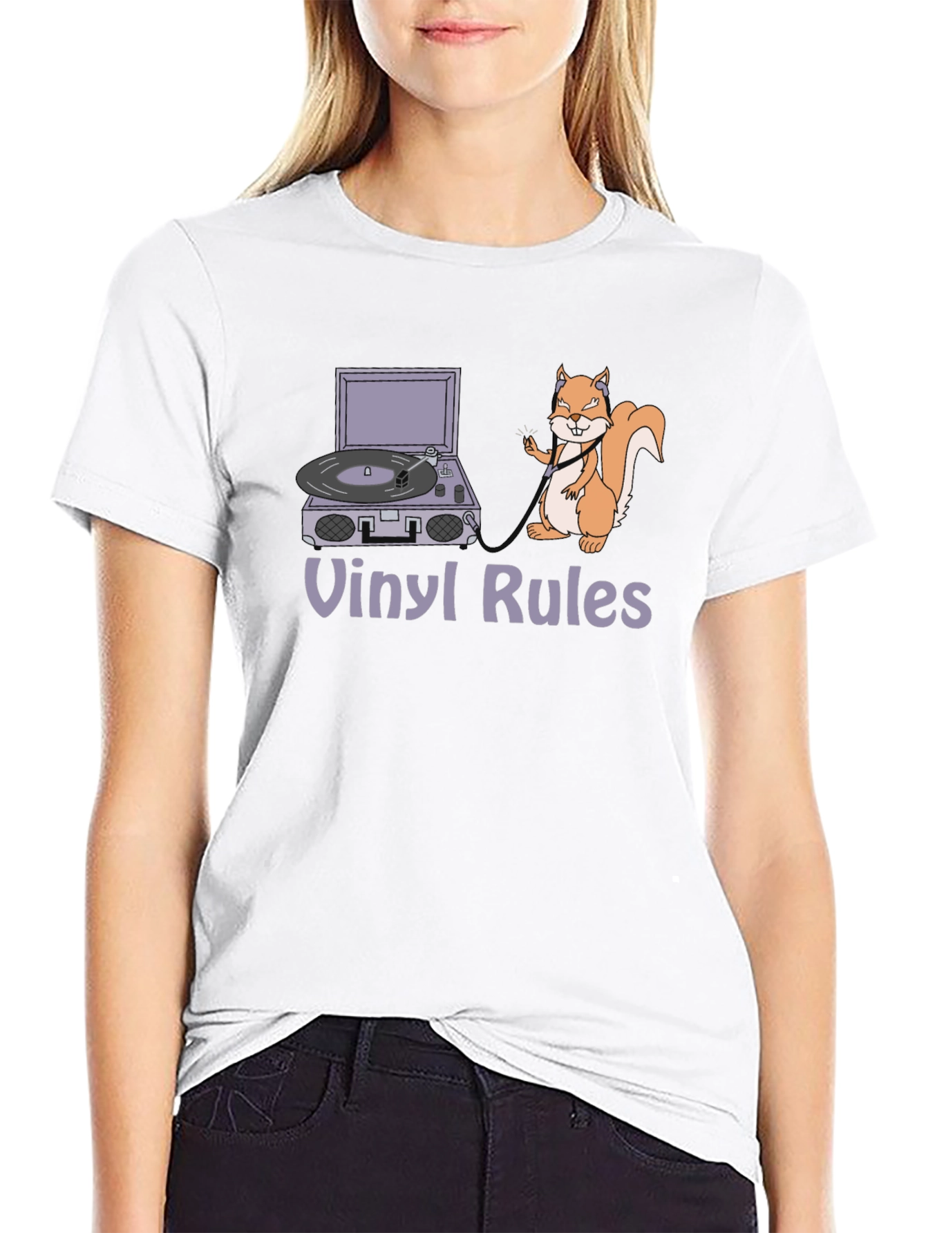 Vinyl Rules Graphic T-Shirt