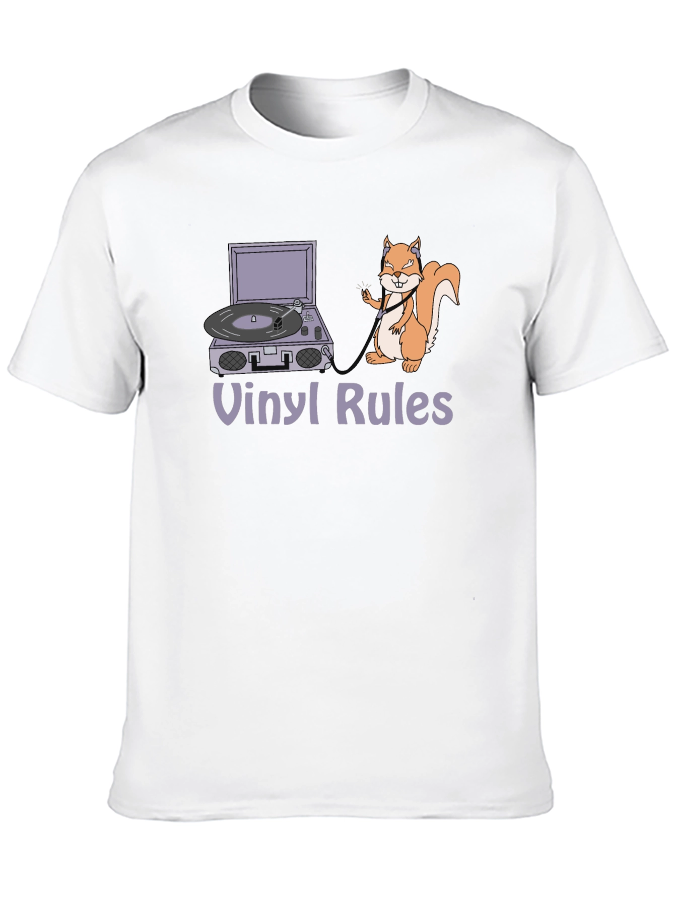 Vinyl Rules Graphic T-Shirt