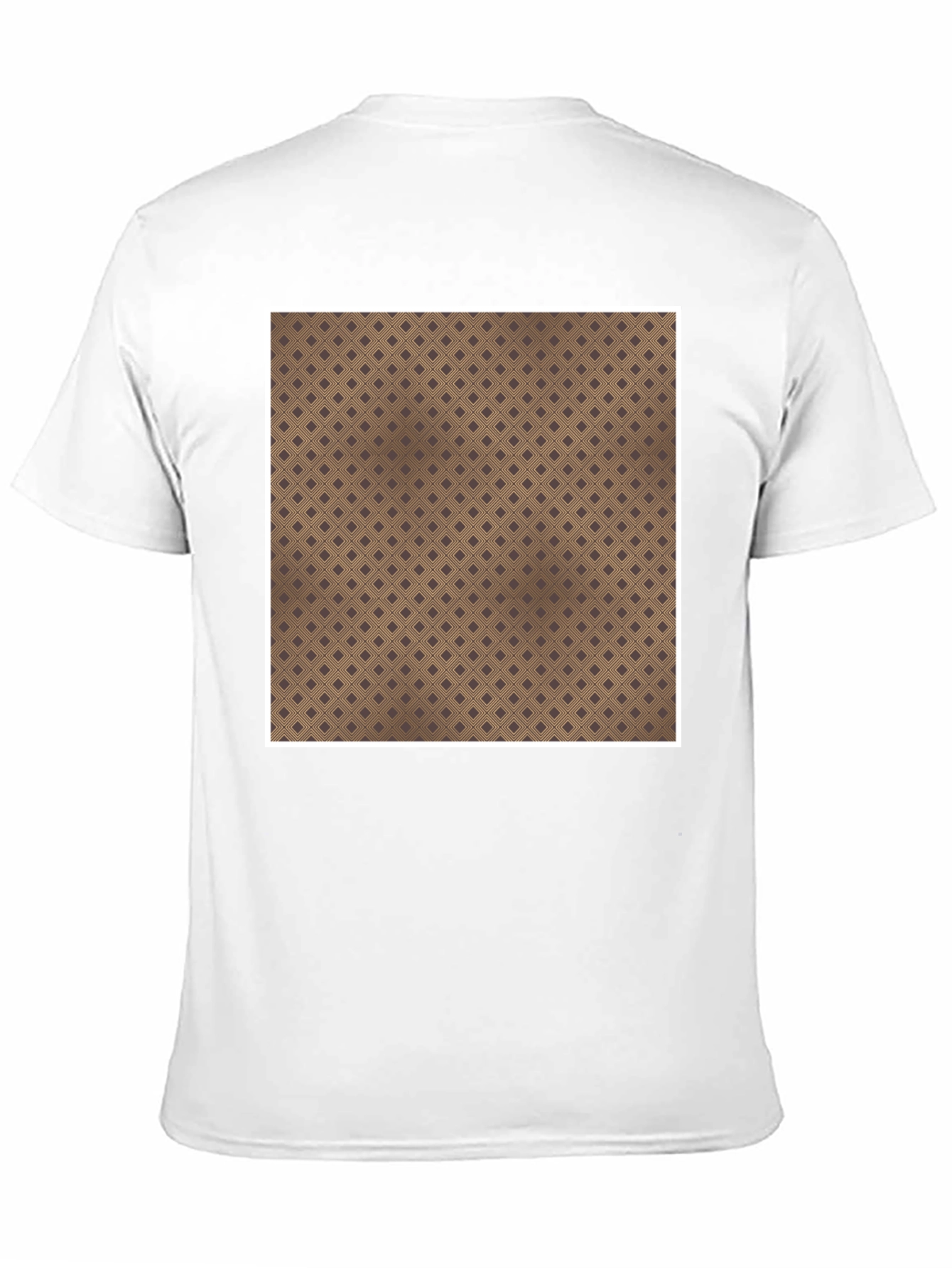 Patterned Square Tee - Unique Design Comfortable Fit