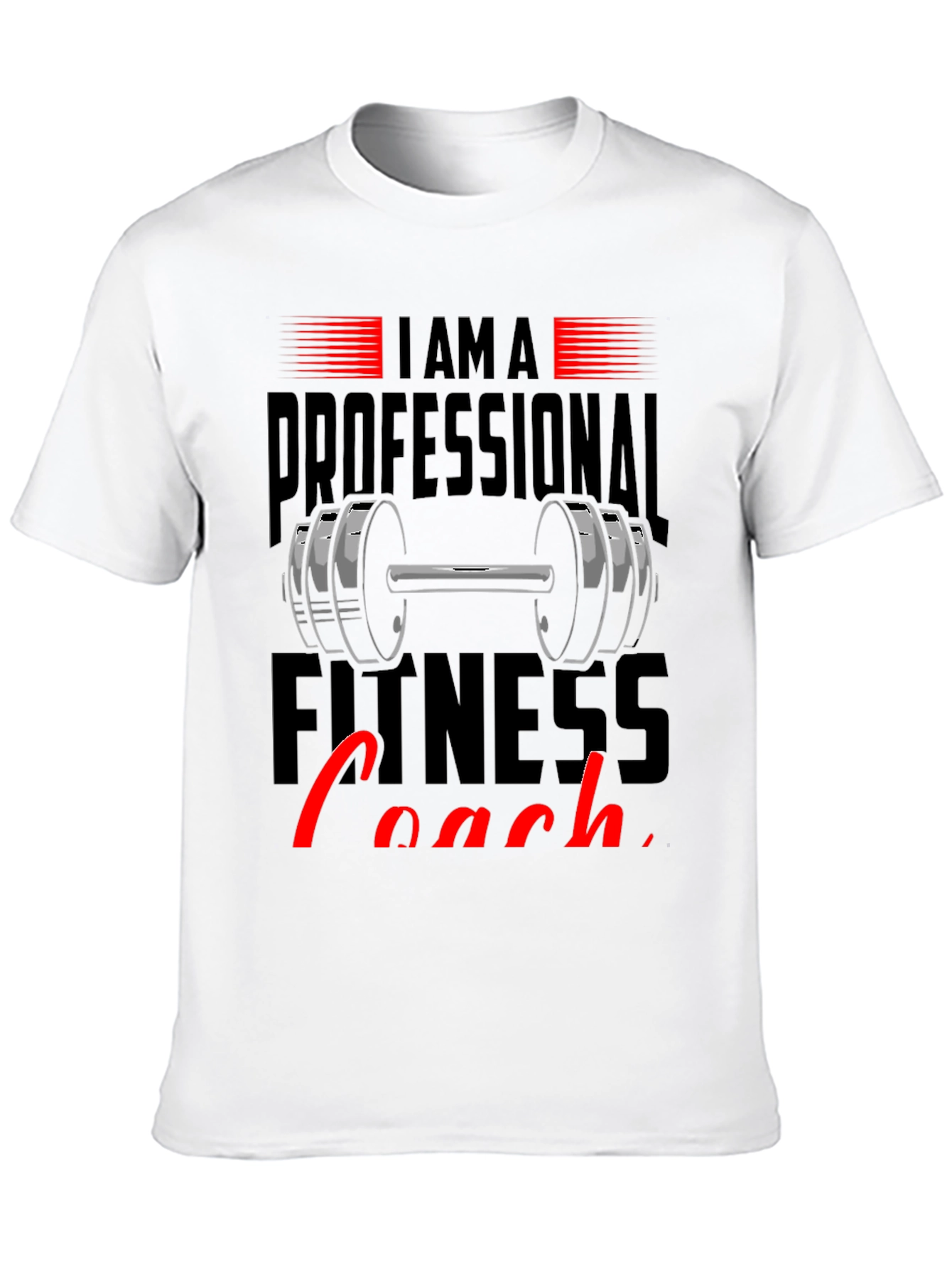 Professional Fitness Coach Graphic T-Shirt