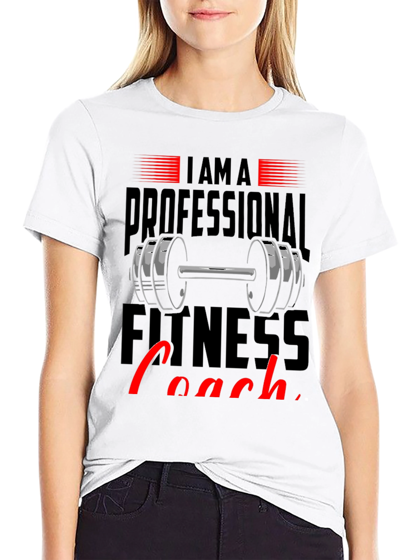 Professional Fitness Coach Graphic T-Shirt