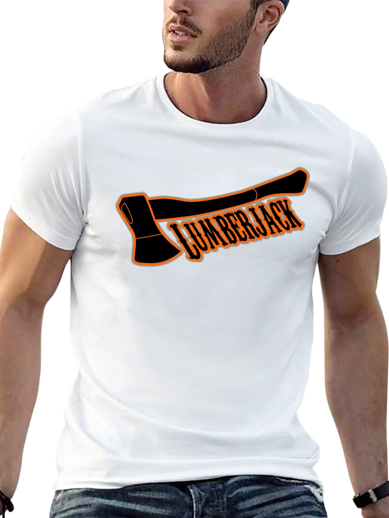 Lumberjack Axe Graphic T-Shirt - Classic Black Tee