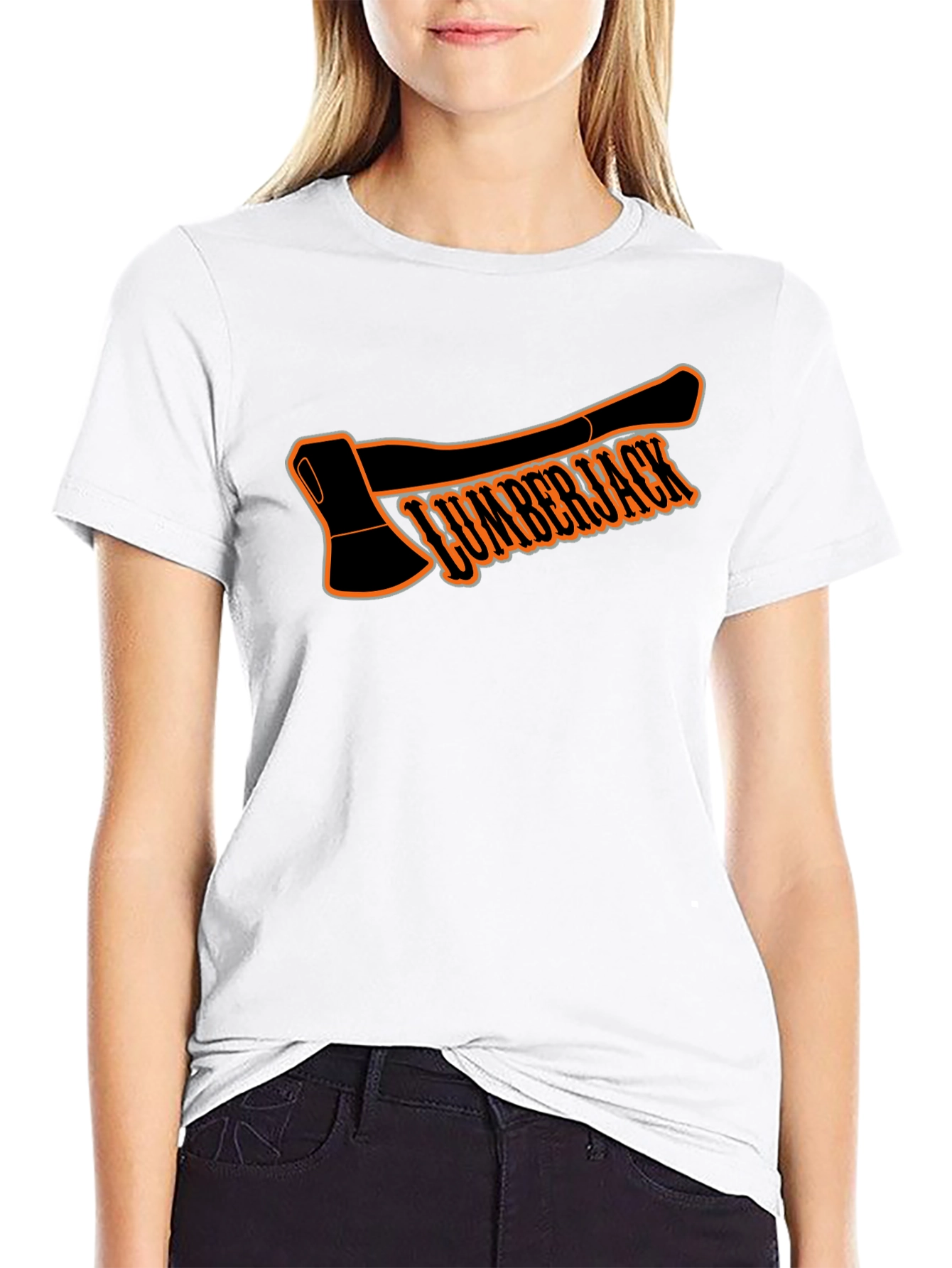 Lumberjack Axe Graphic T-Shirt - Classic Black Tee