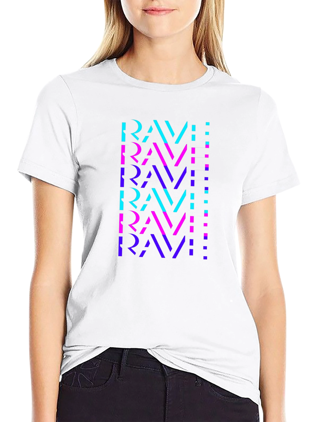 Ravi Graphic Print Mens Black T-Shirt