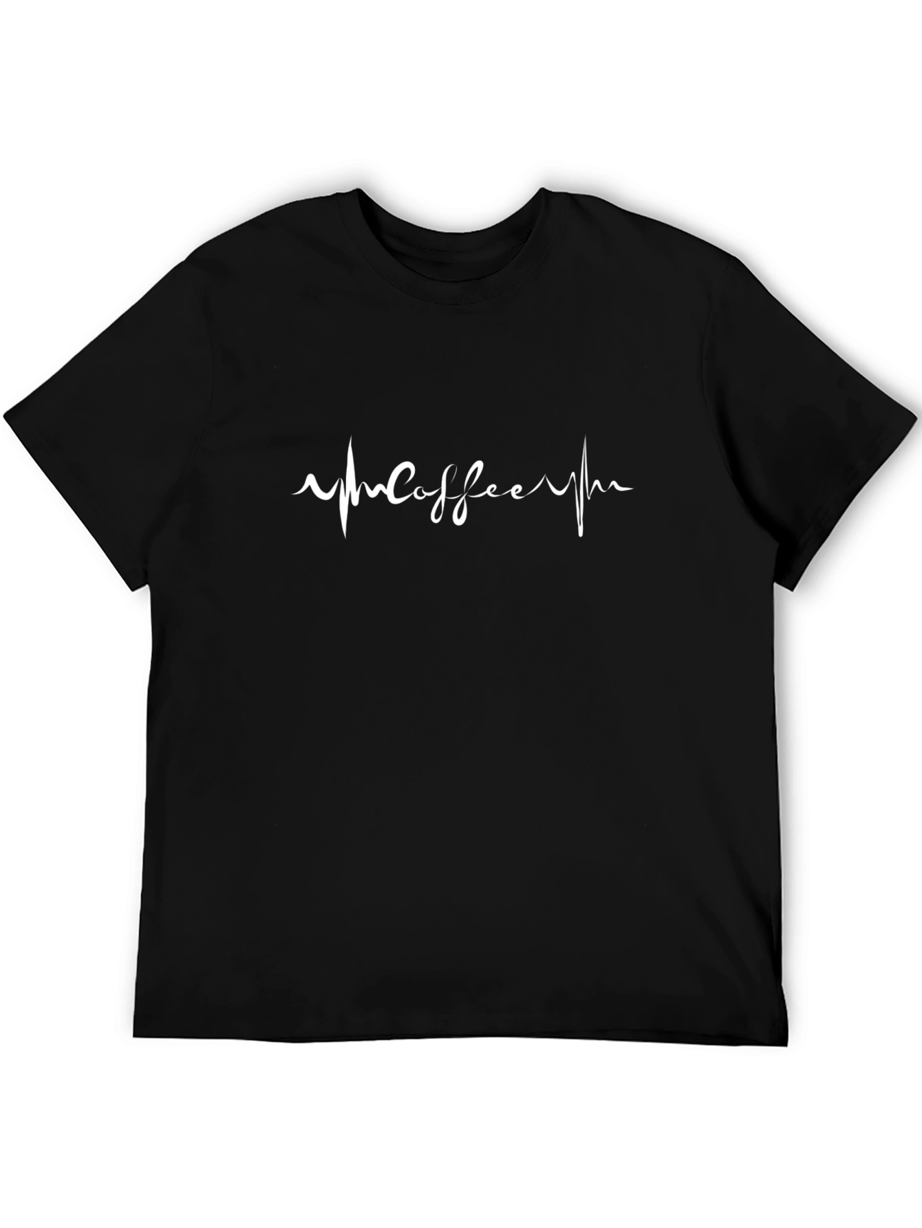 Coffee Heartbeat T-Shirt - Caffeine Lover Tee