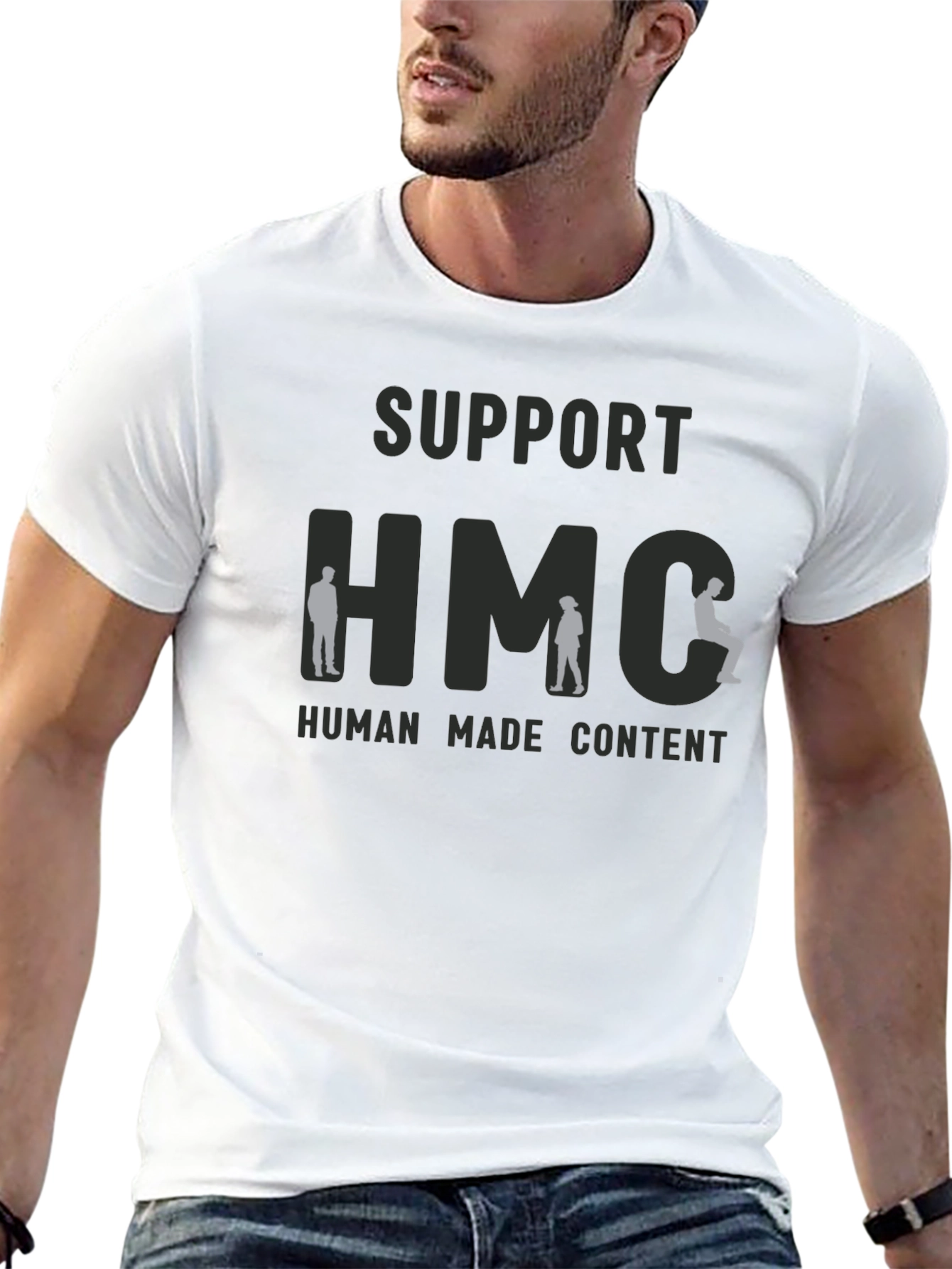 Human Made Content T-Shirt - Black