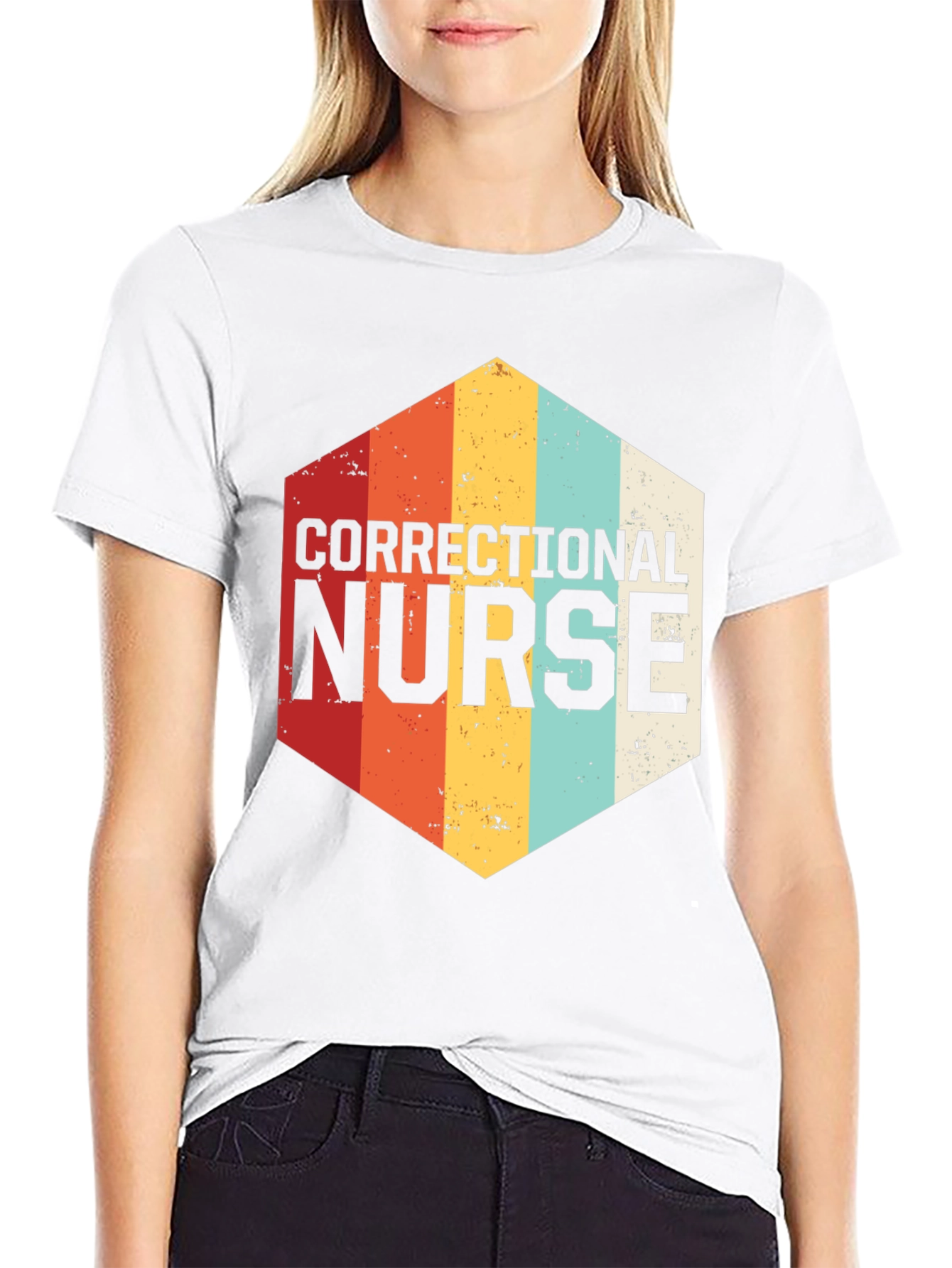 Correctional Nurse Retro T-Shirt