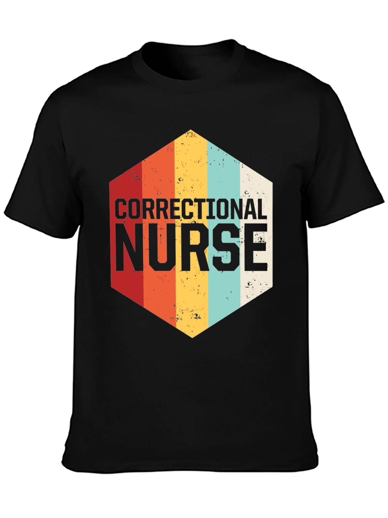 Correctional Nurse Retro T-Shirt