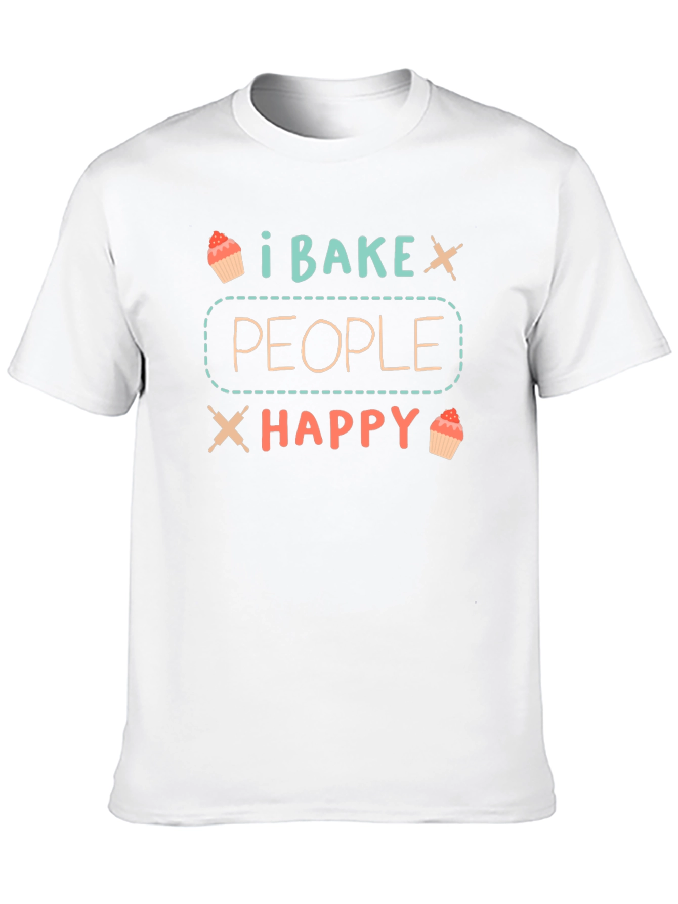 I Bake People Happy Graphic T-Shirt