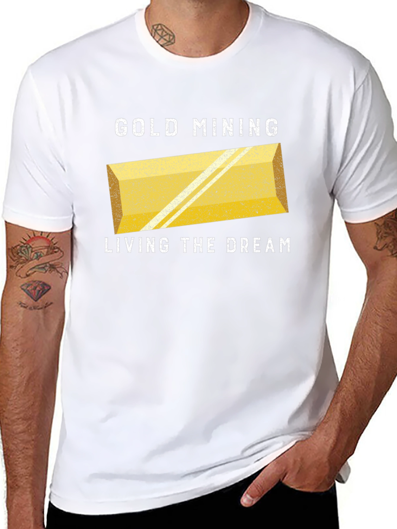 Gold Mining Living The Dream Black T-Shirt