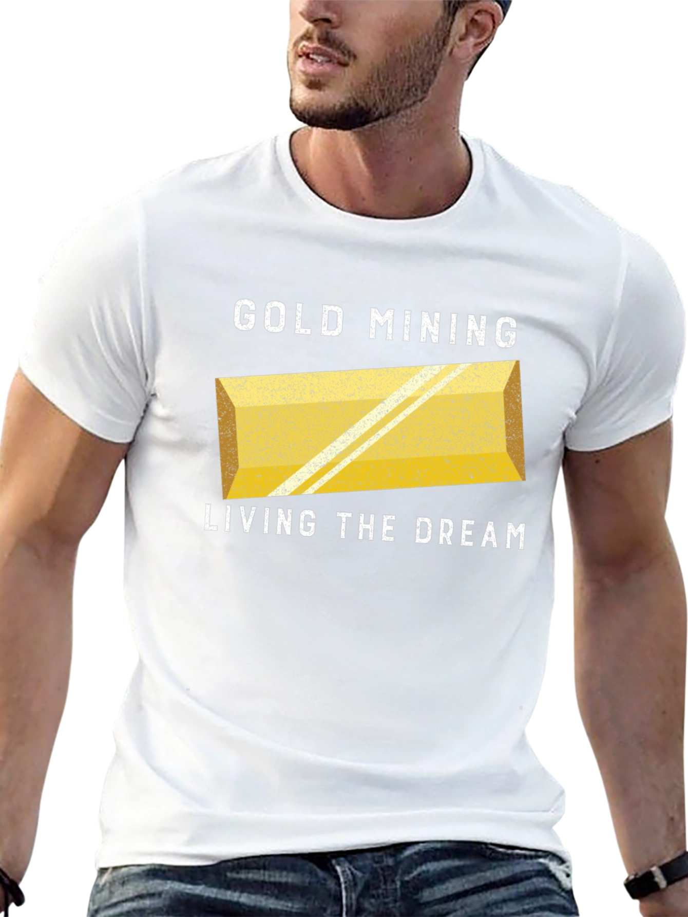 Gold Mining Living The Dream Black T-Shirt