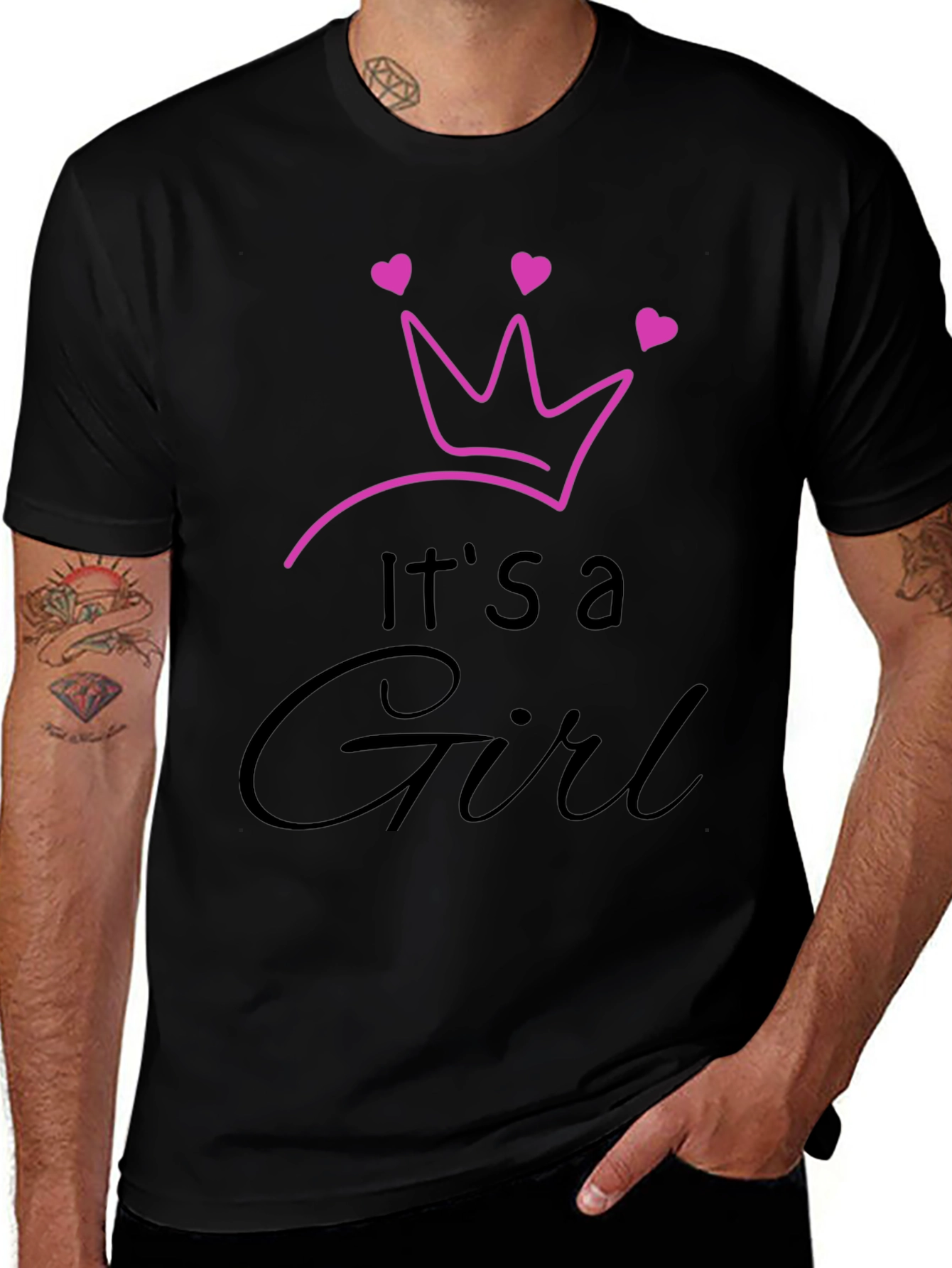 Its a Girl T-Shirt - New Baby Announcement