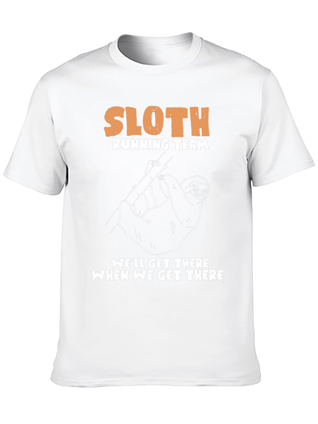 Sloth Running Team Graphic Tee - Lazy Run Club