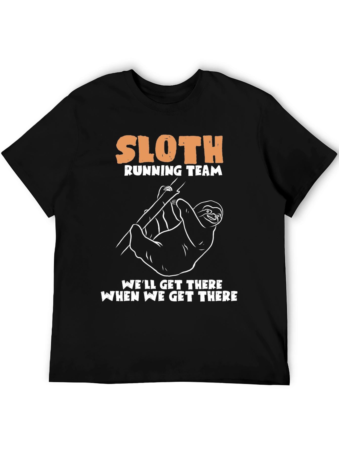 Sloth Running Team Graphic Tee - Lazy Run Club