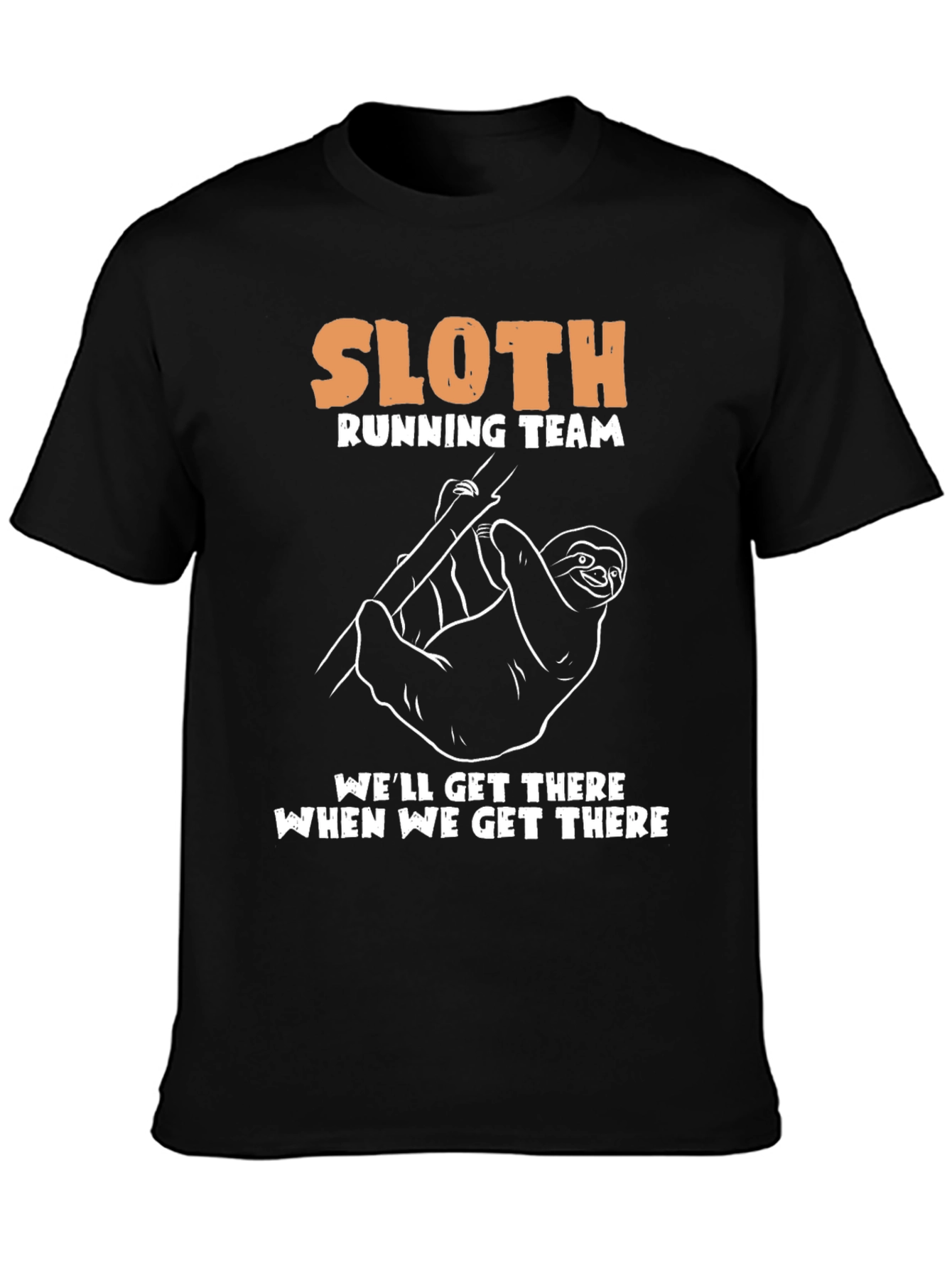 Sloth Running Team Graphic Tee - Lazy Run Club