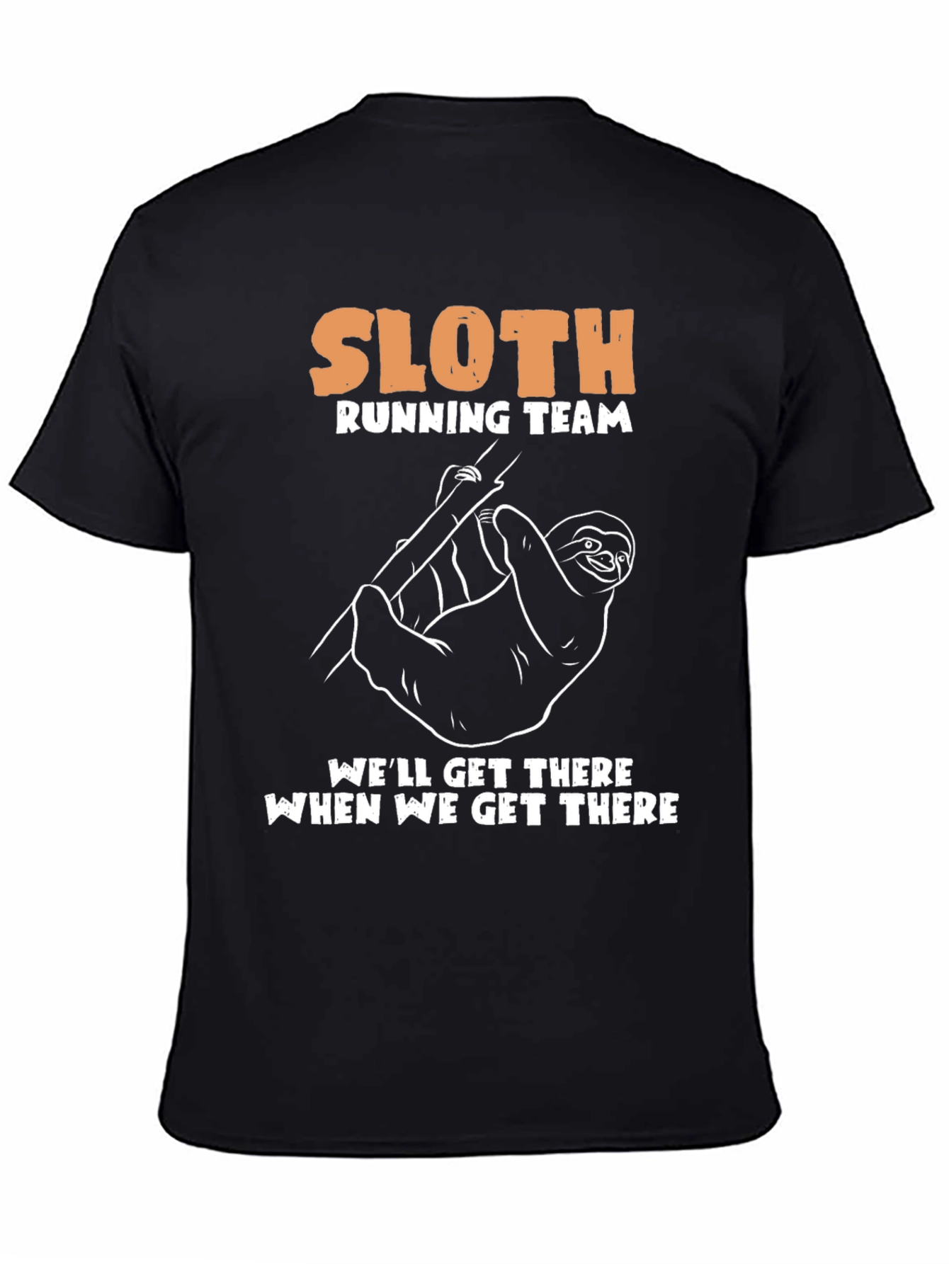 Sloth Running Team Graphic Tee - Lazy Run Club