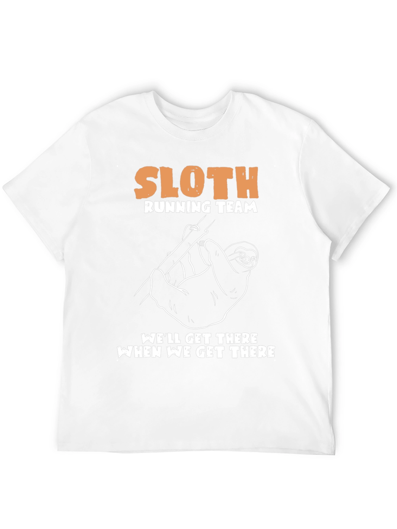 Sloth Running Team Graphic Tee - Lazy Run Club