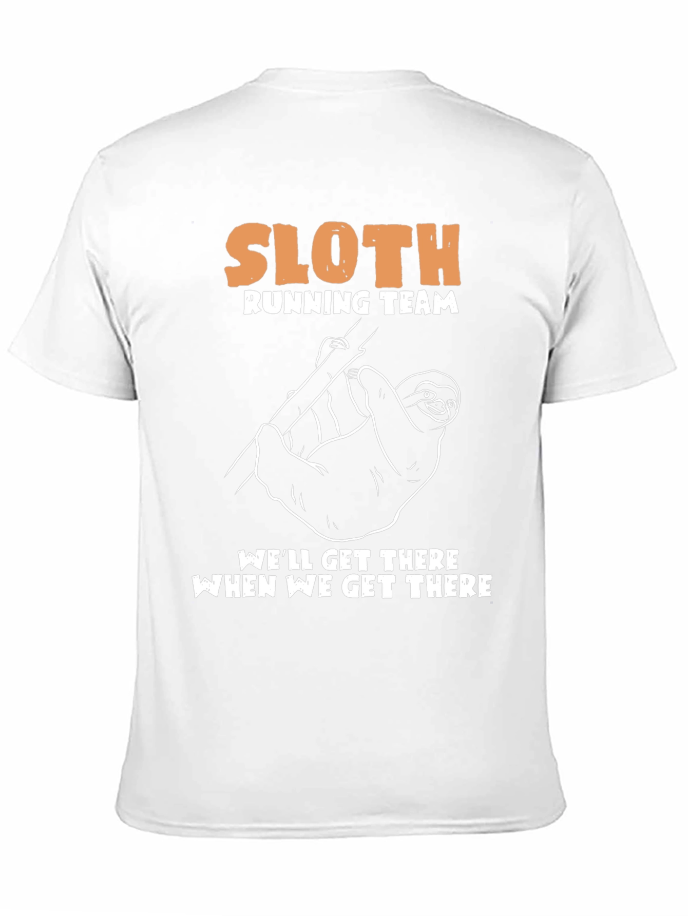 Sloth Running Team Graphic Tee - Lazy Run Club