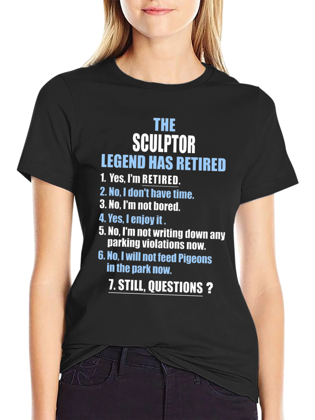 Retired Sculptor Legend Graphic T-Shirt