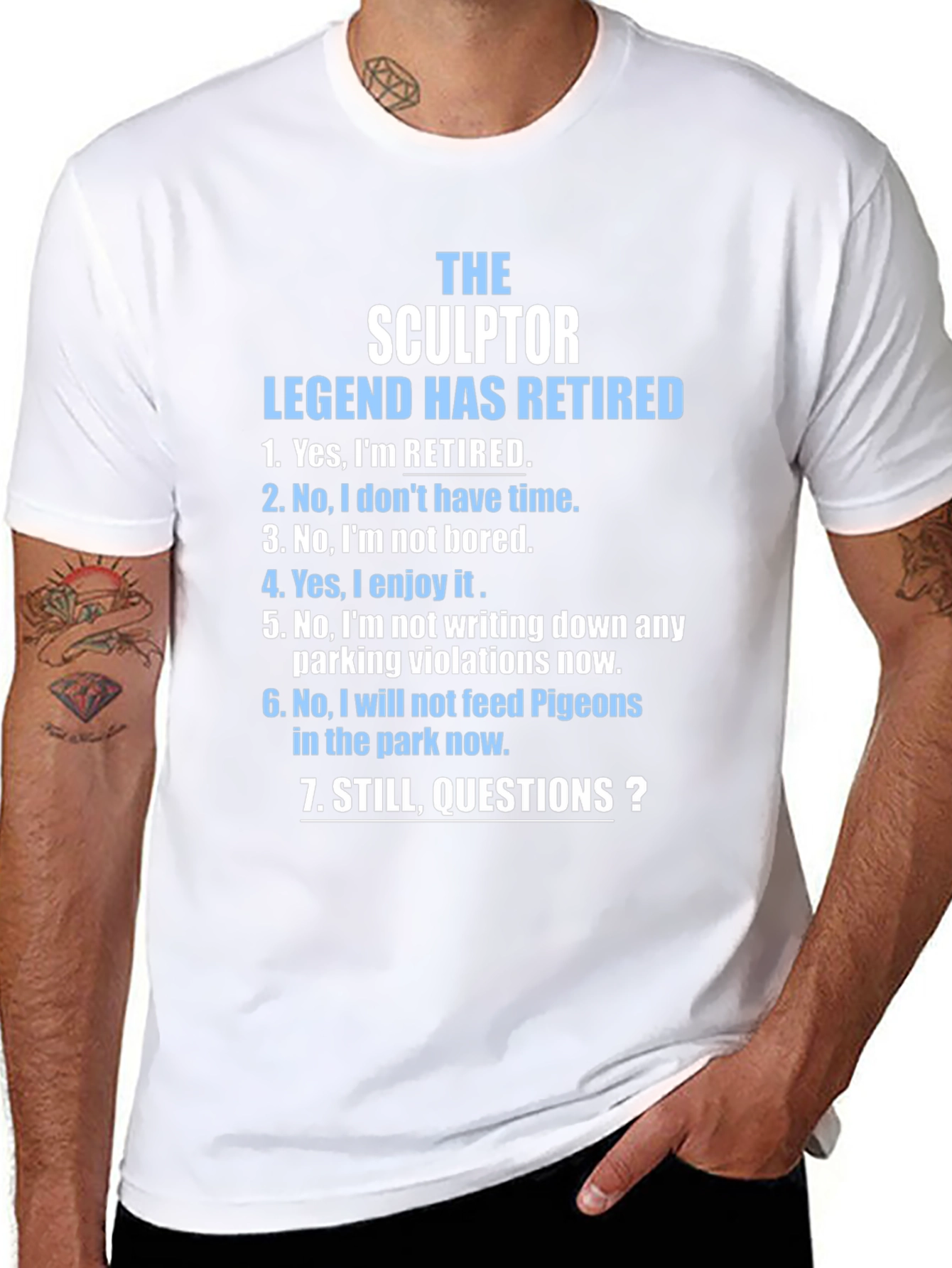 Retired Sculptor Legend Graphic T-Shirt