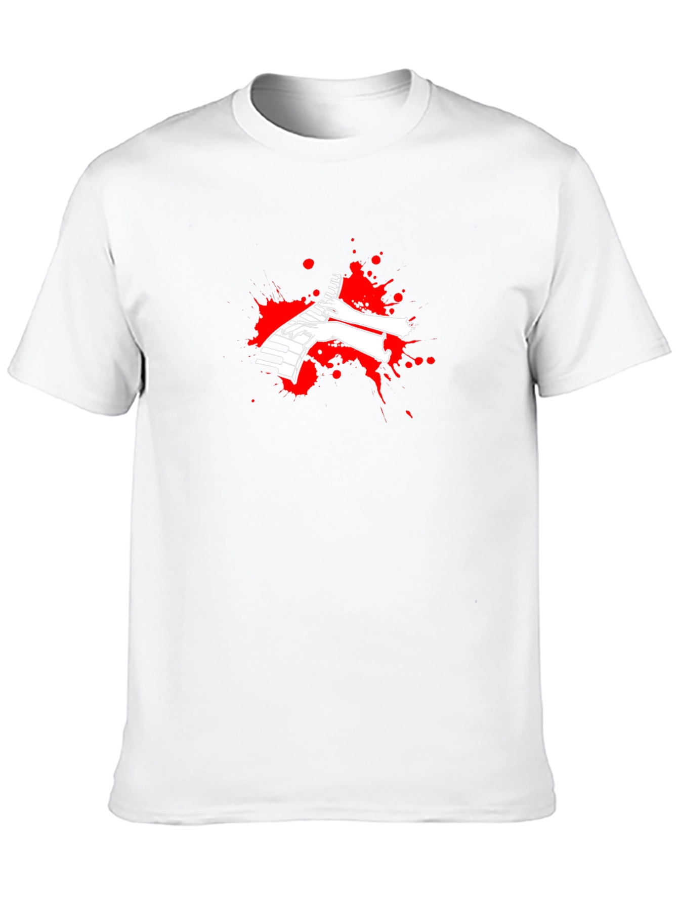 Piano Hands Graphic Black T-Shirt