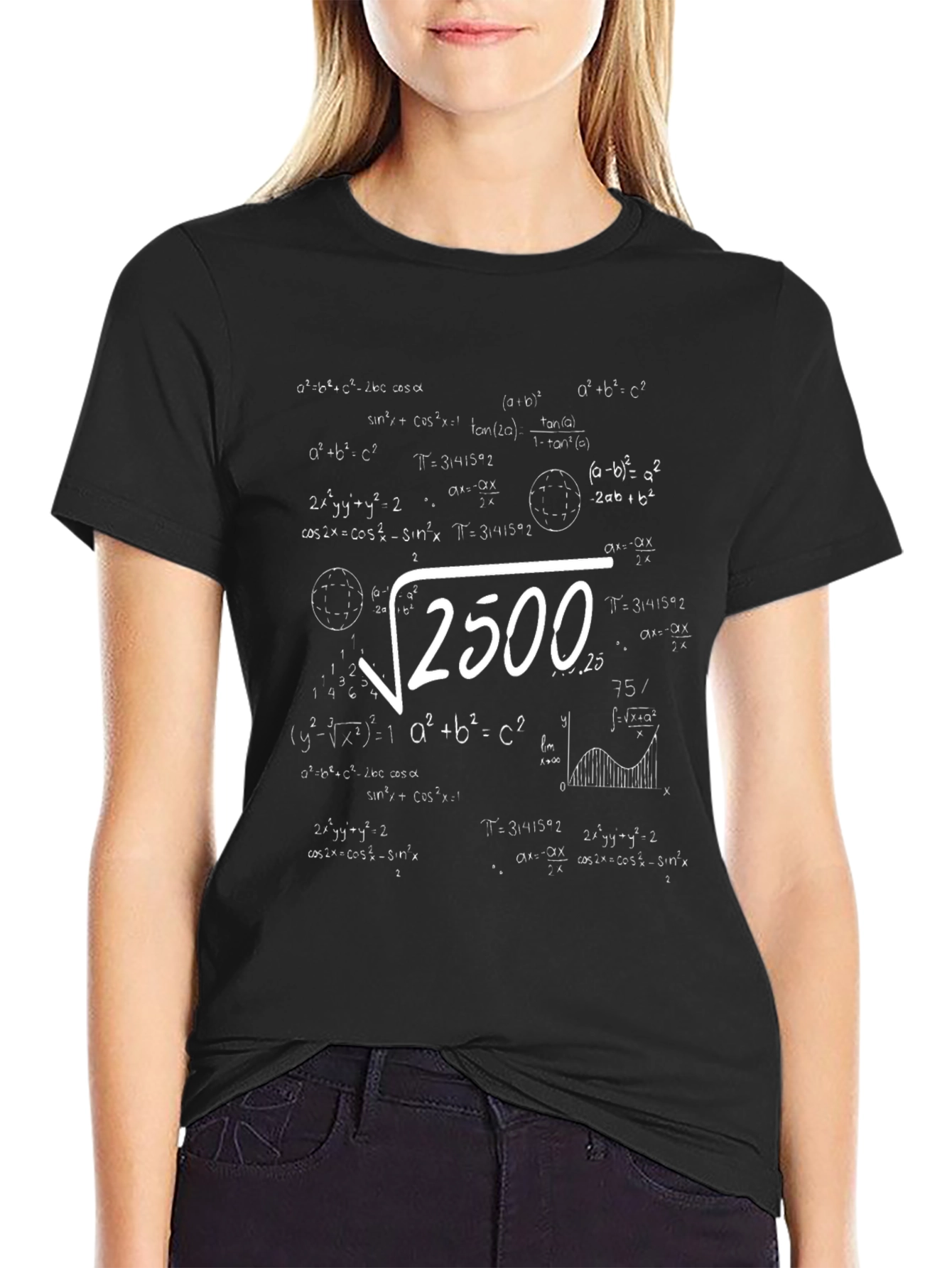 Math Equation T-Shirt - Square Root of 2500