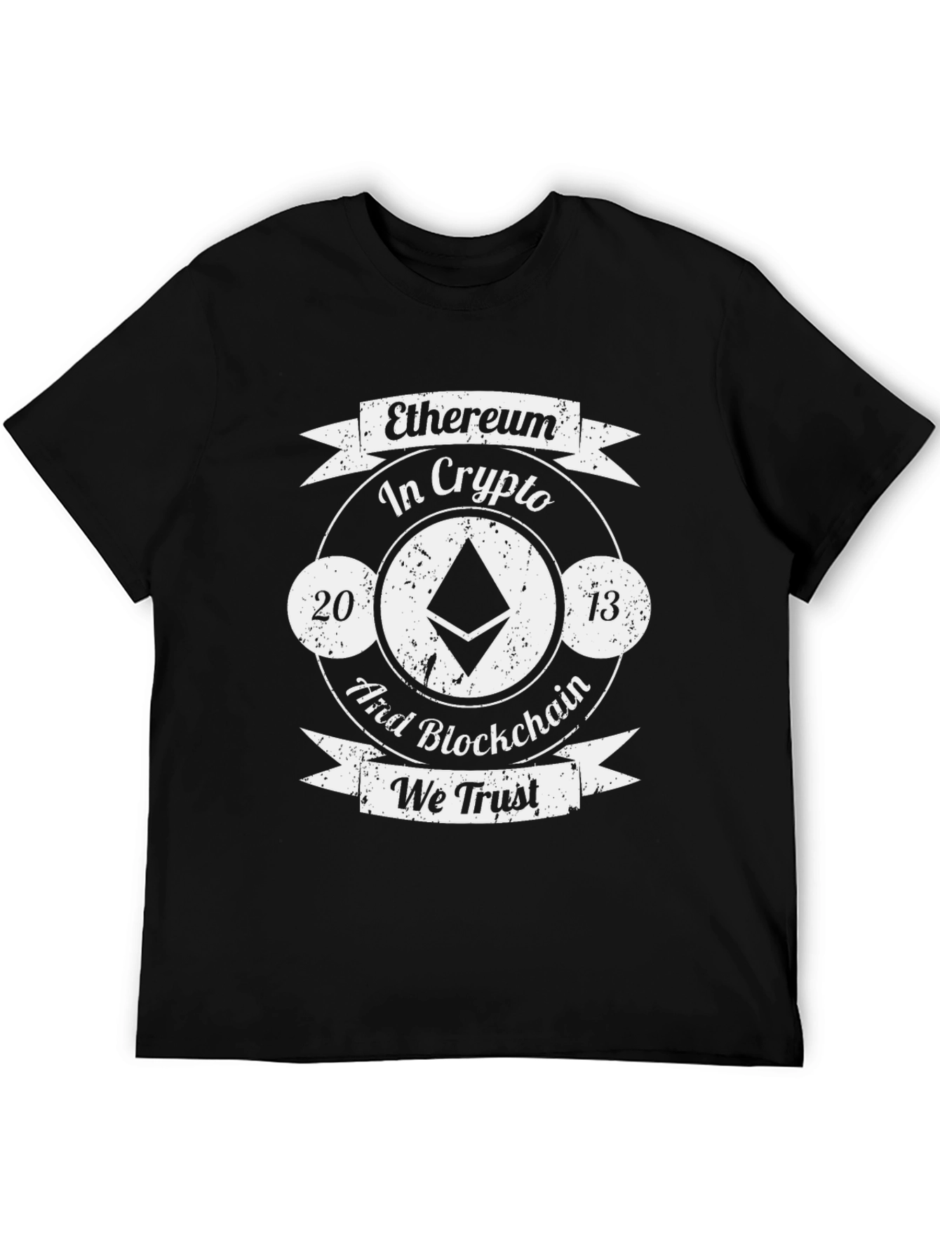 Ethereum Crypto T-Shirt - In Crypto We Trust