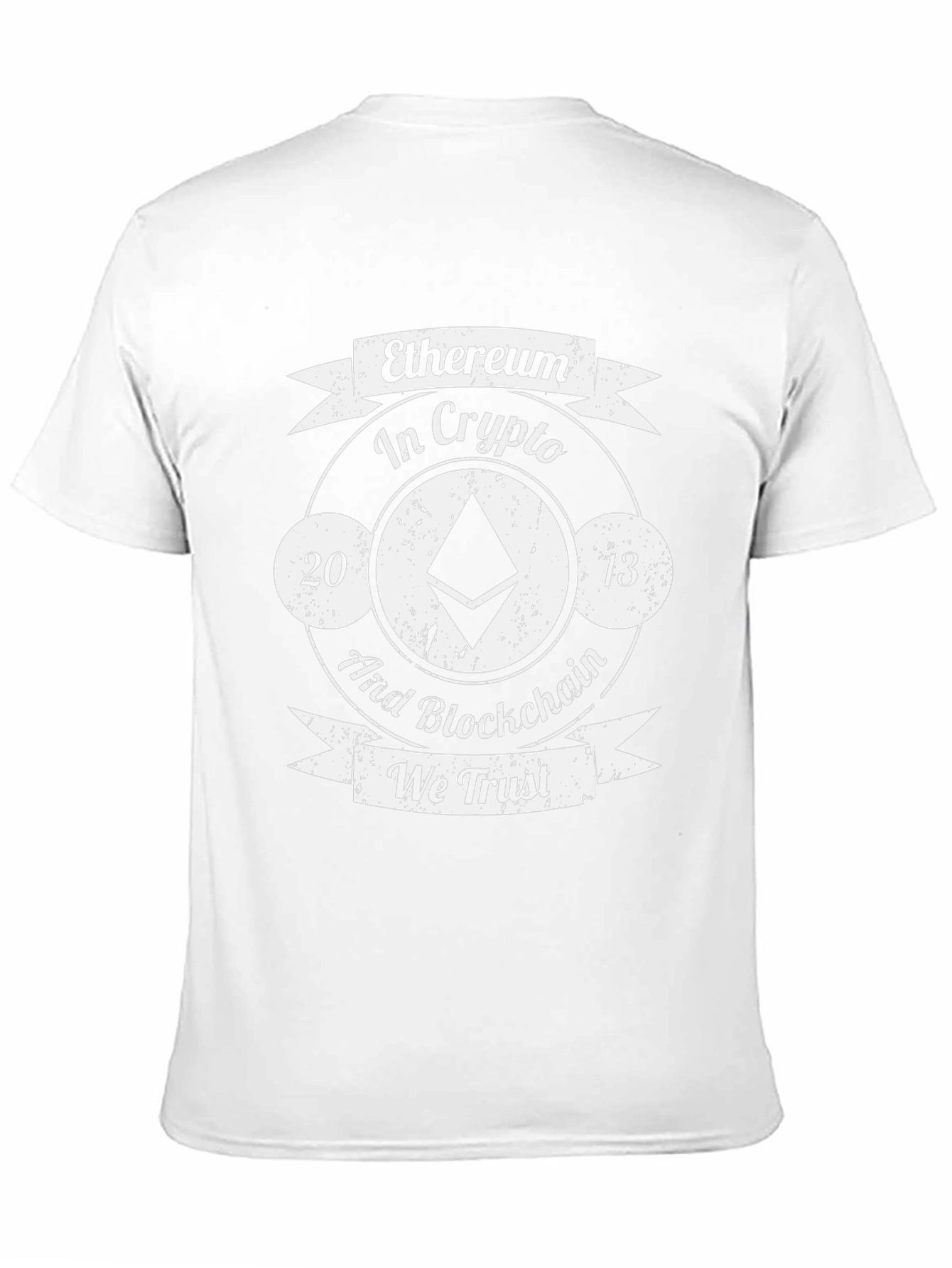 Ethereum Crypto T-Shirt - In Crypto We Trust