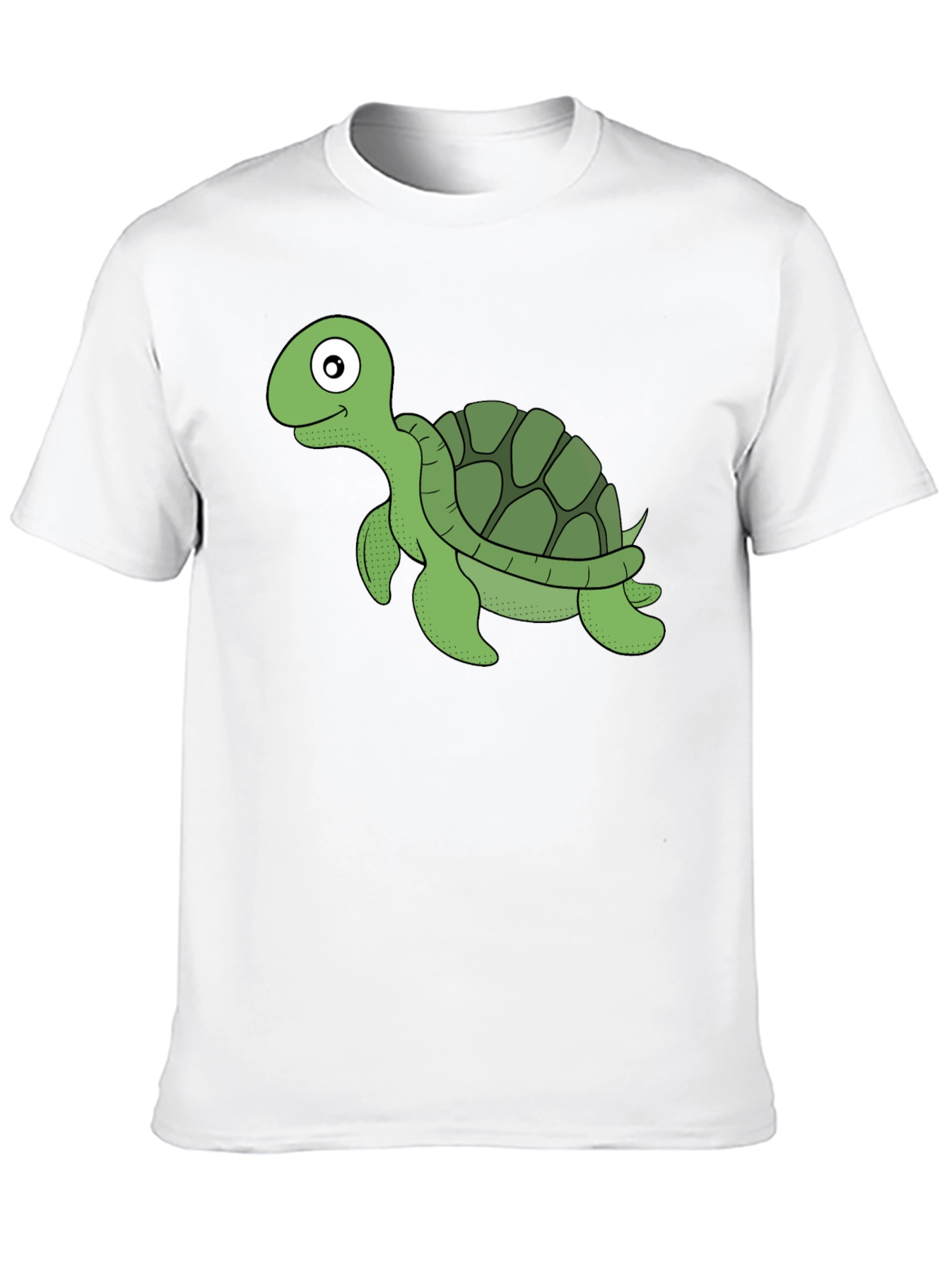 Turtle Graphic T-Shirt - Black Casual Tee