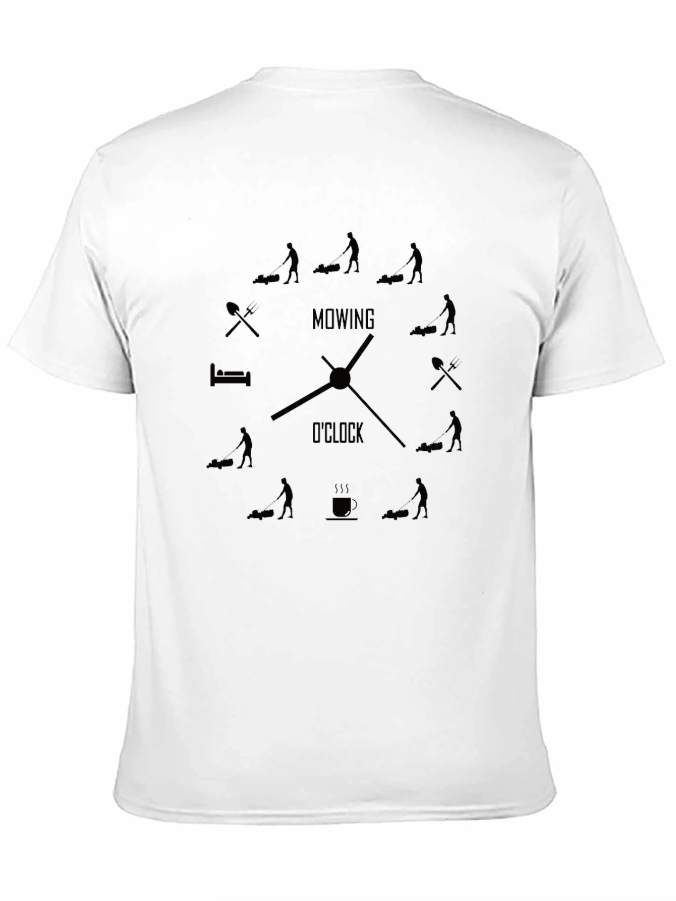 Mowing OClock Graphic Tee - Lawn Care Enthusiast Shirt