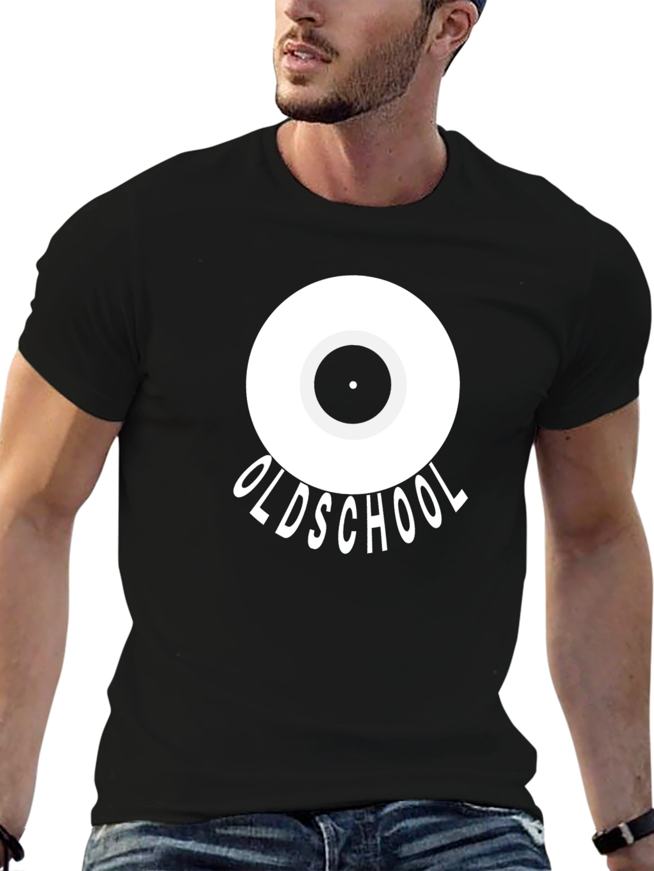 Oldschool Vinyl Record Graphic T-Shirt