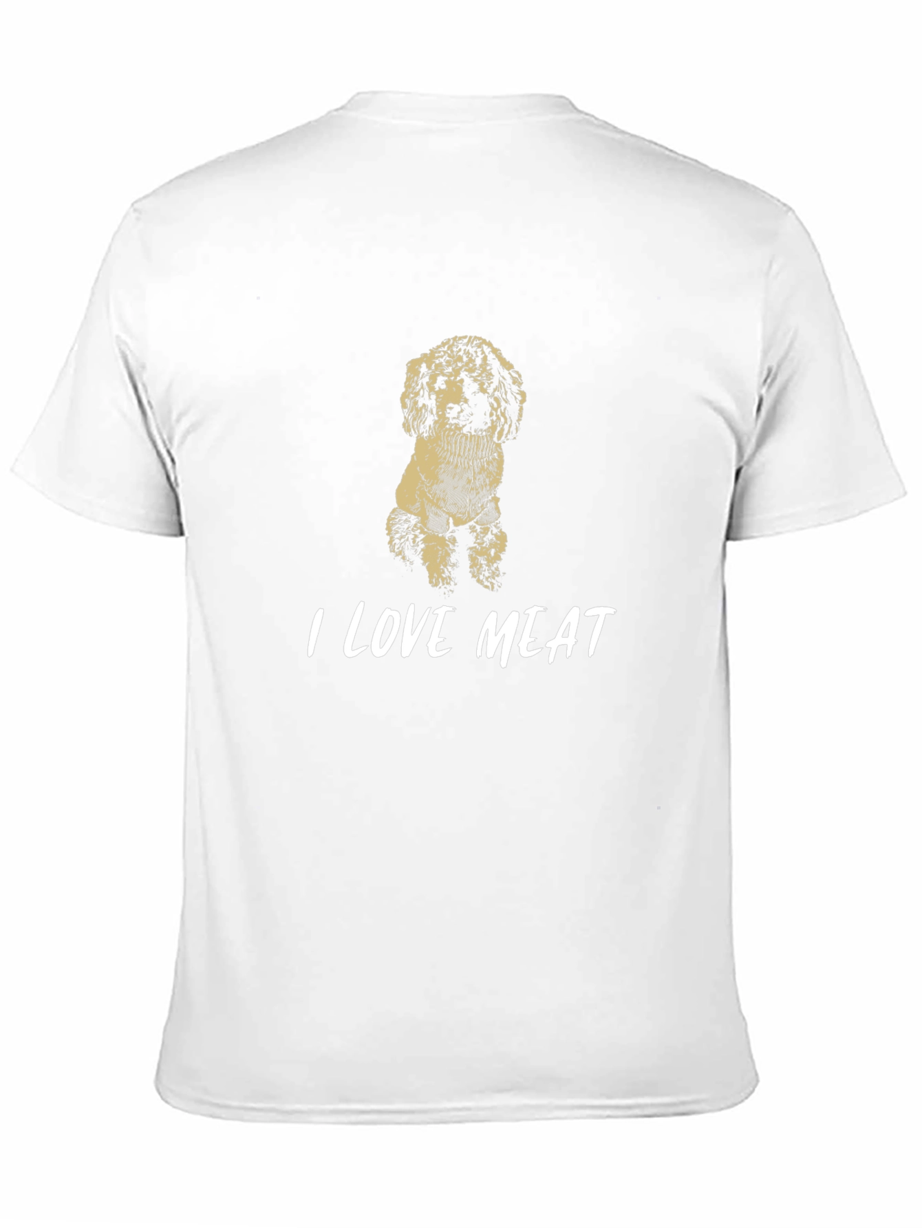 I Love Meat Dog Graphic Tee