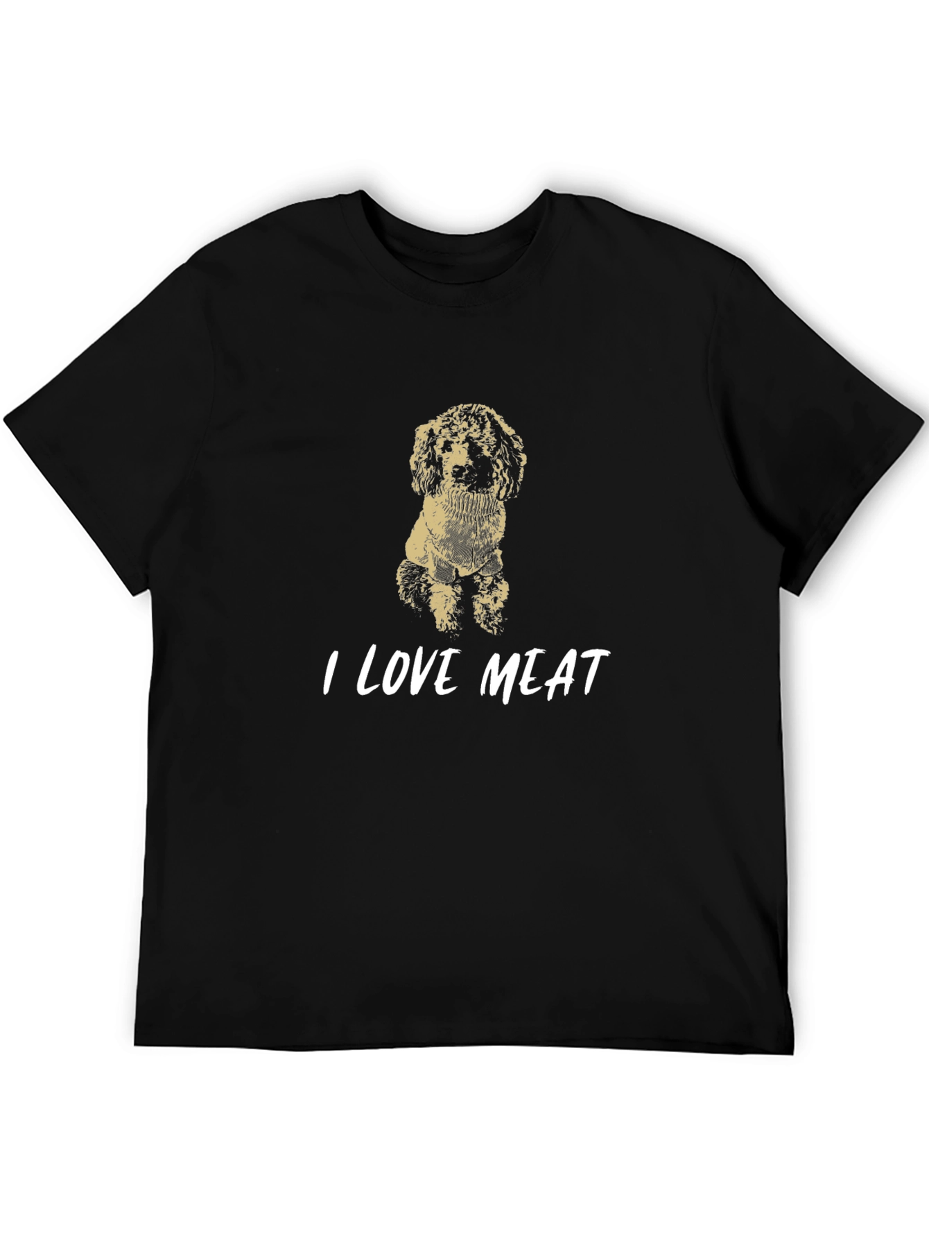 I Love Meat Dog Graphic Tee