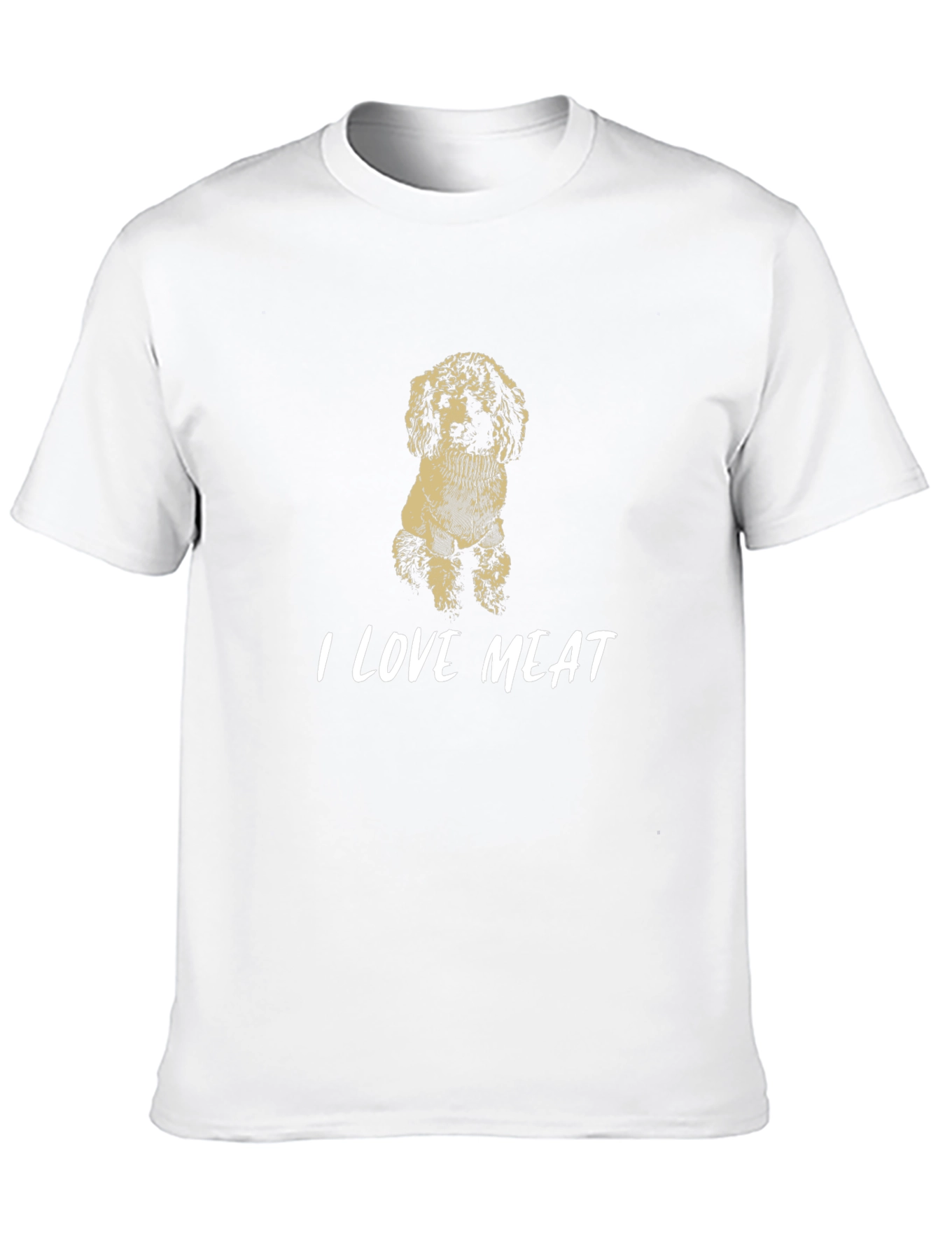 I Love Meat Dog Graphic Tee