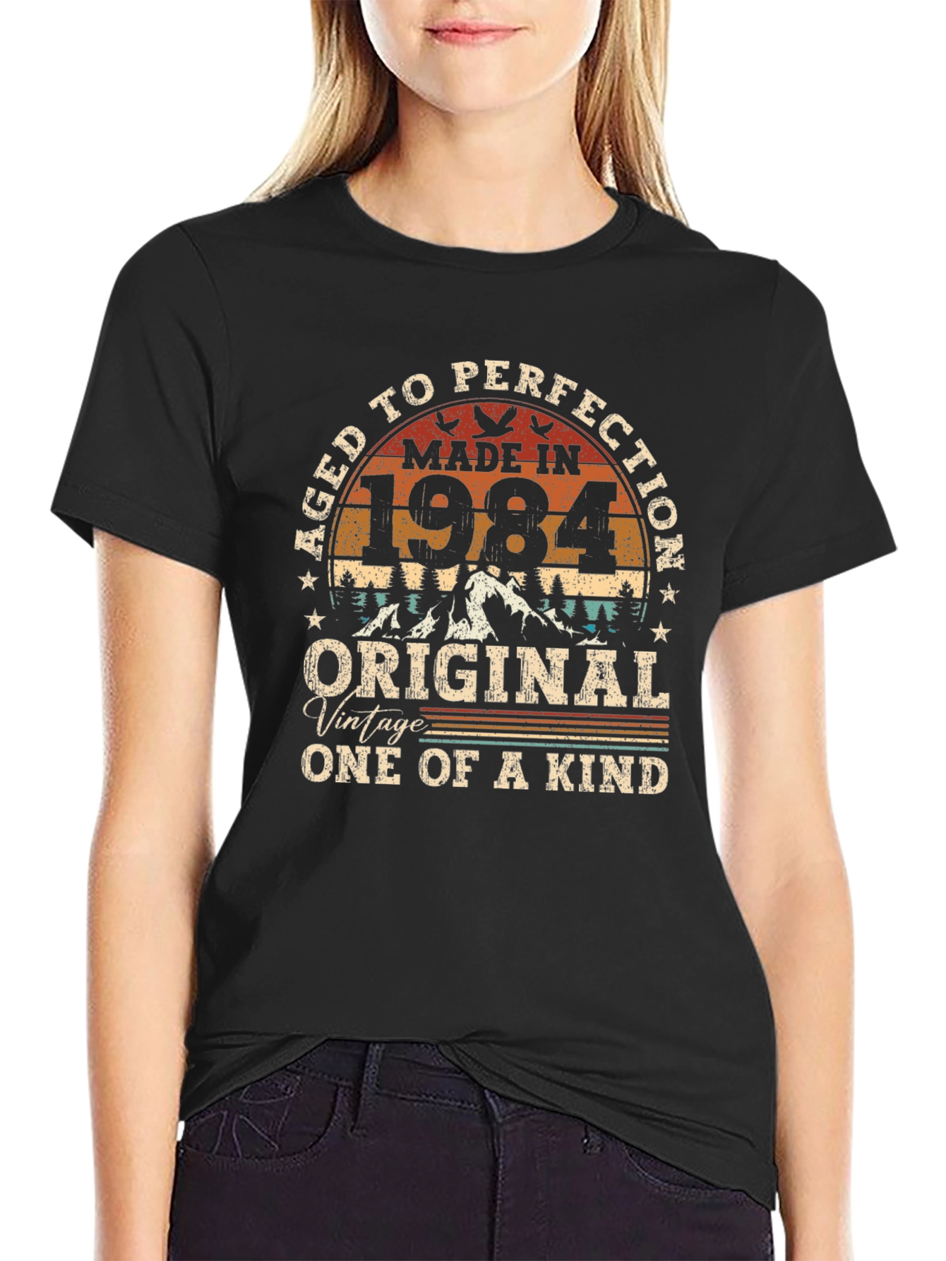 Aged to Perfection 1984 Graphic T-Shirt