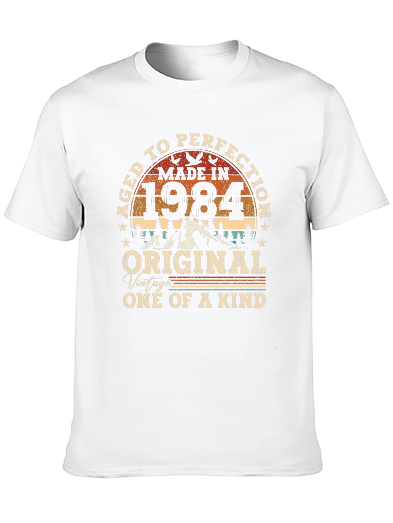 Aged to Perfection 1984 Graphic T-Shirt