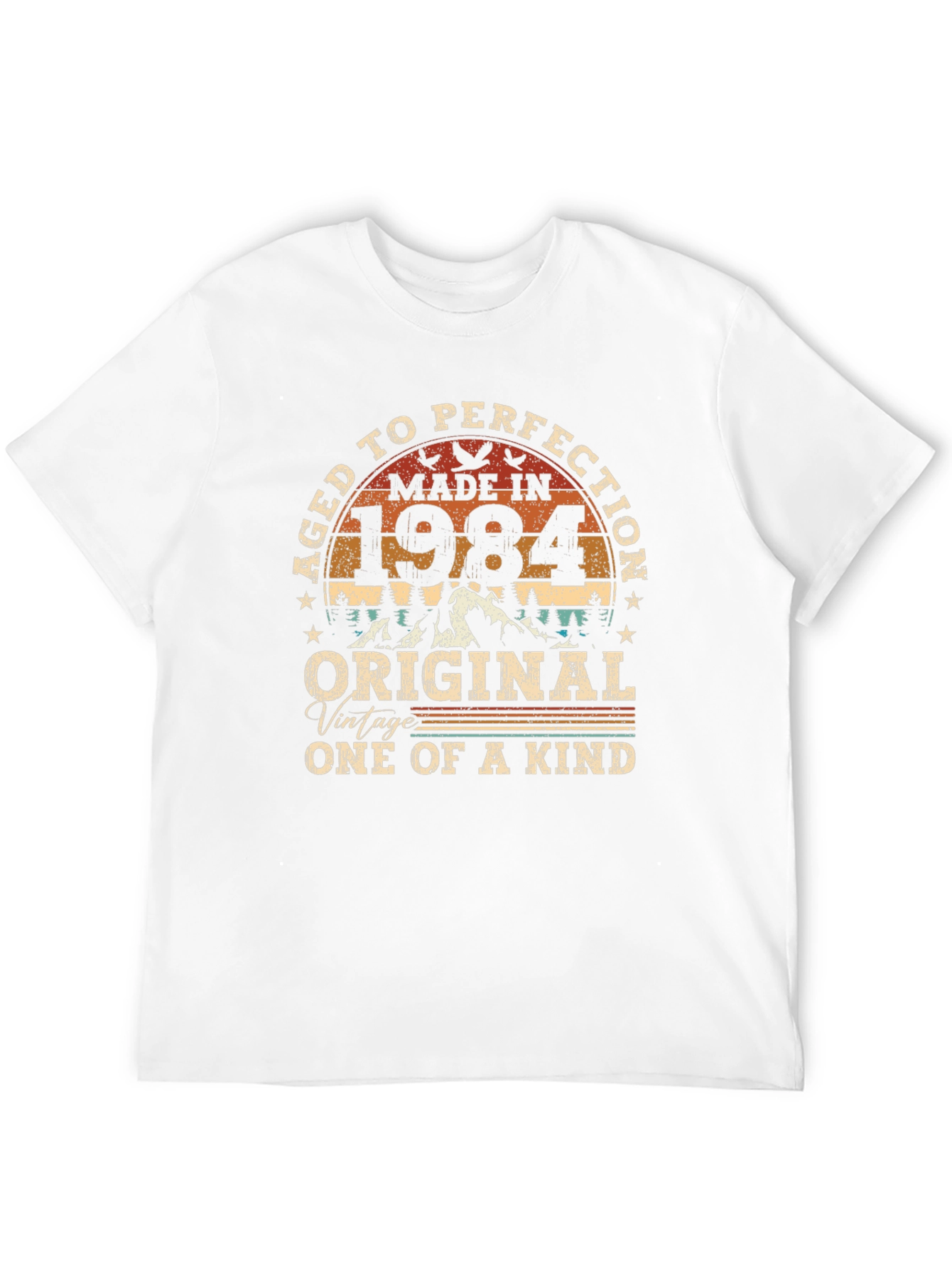 Aged to Perfection 1984 Graphic T-Shirt
