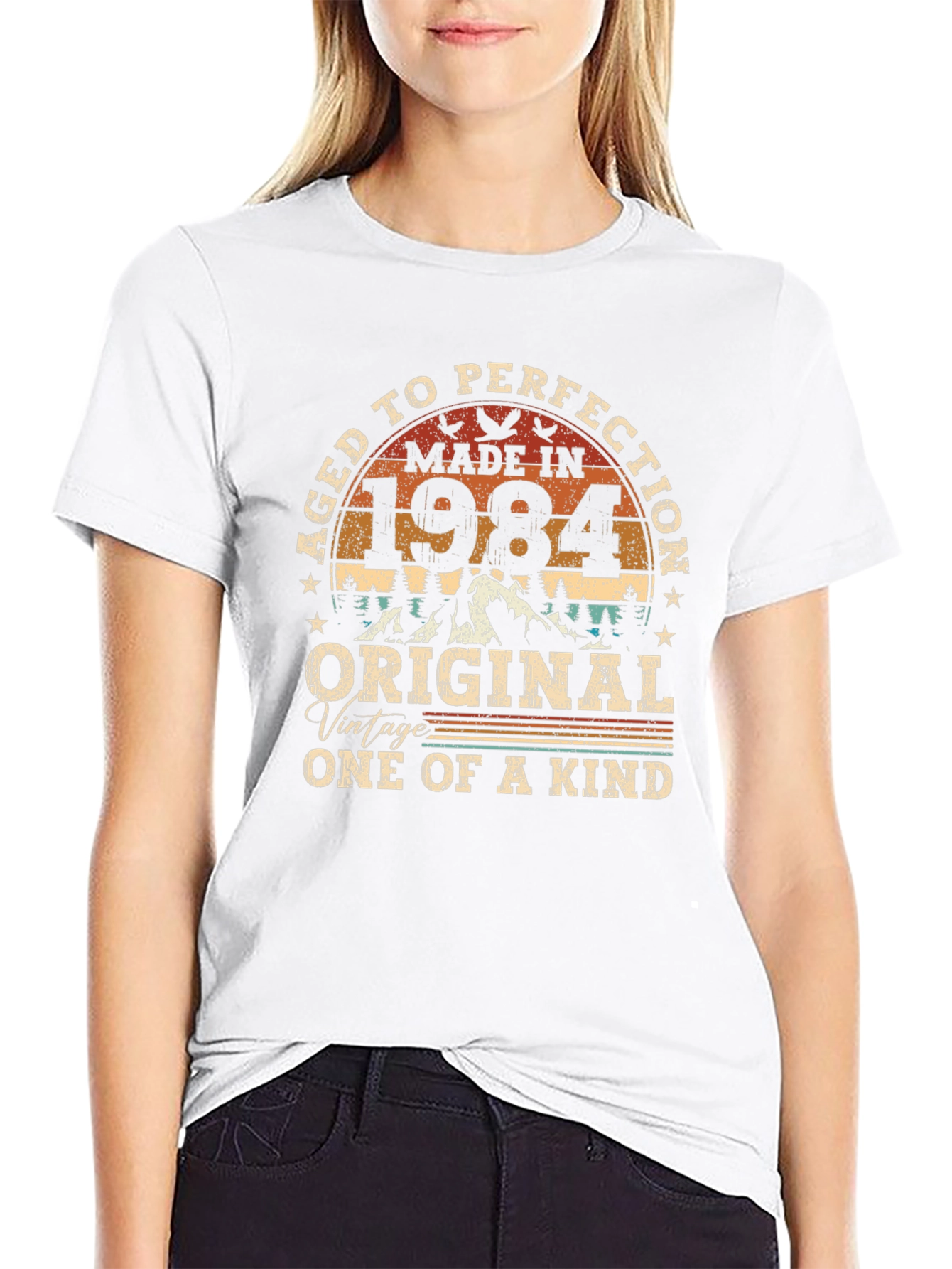 Aged to Perfection 1984 Graphic T-Shirt