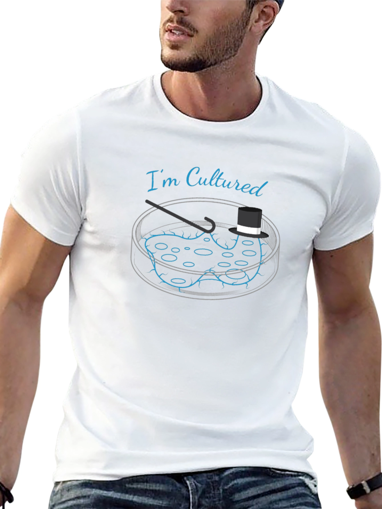 Cultured T-Shirt - Petri Dish Science Humor