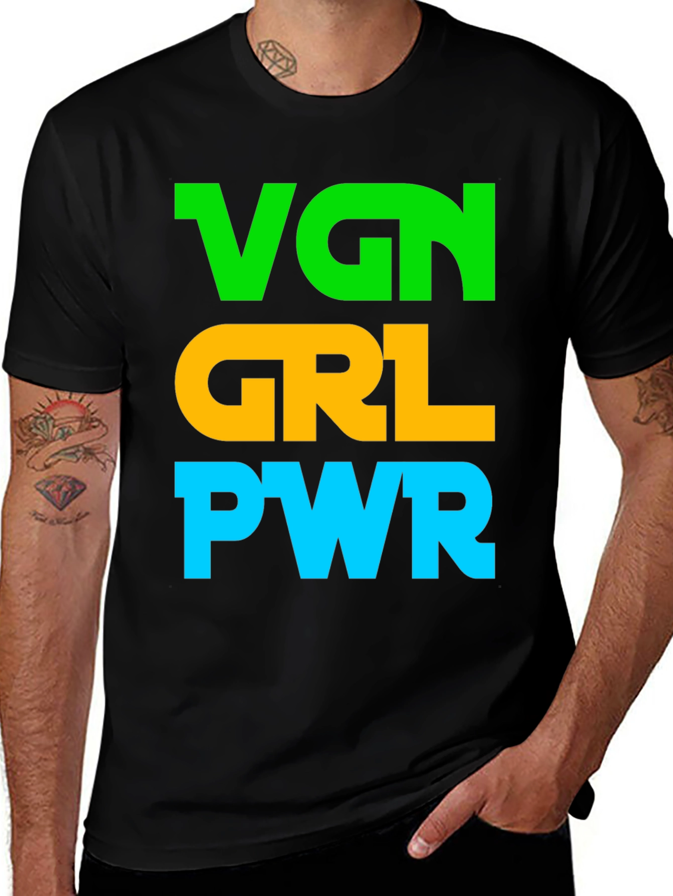 VGN GRL PWR Graphic Tee - Vegan Girl Power