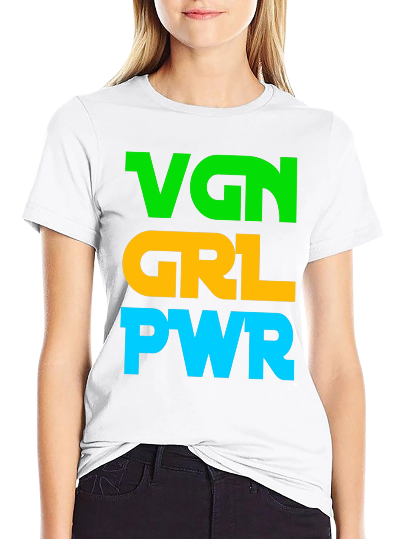 VGN GRL PWR Graphic Tee - Vegan Girl Power