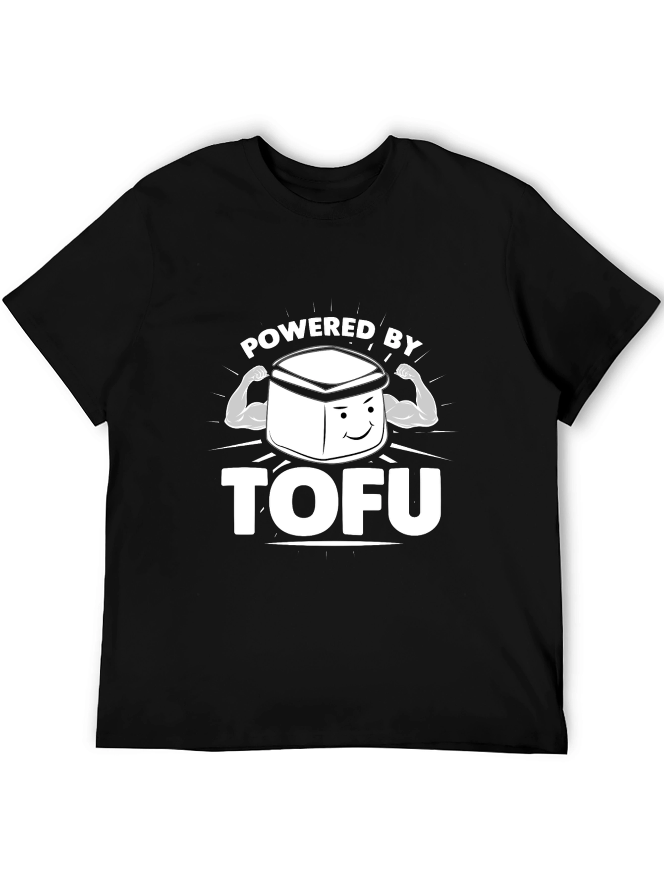 Powered by Tofu T-Shirt - Vegan Fitness Tee