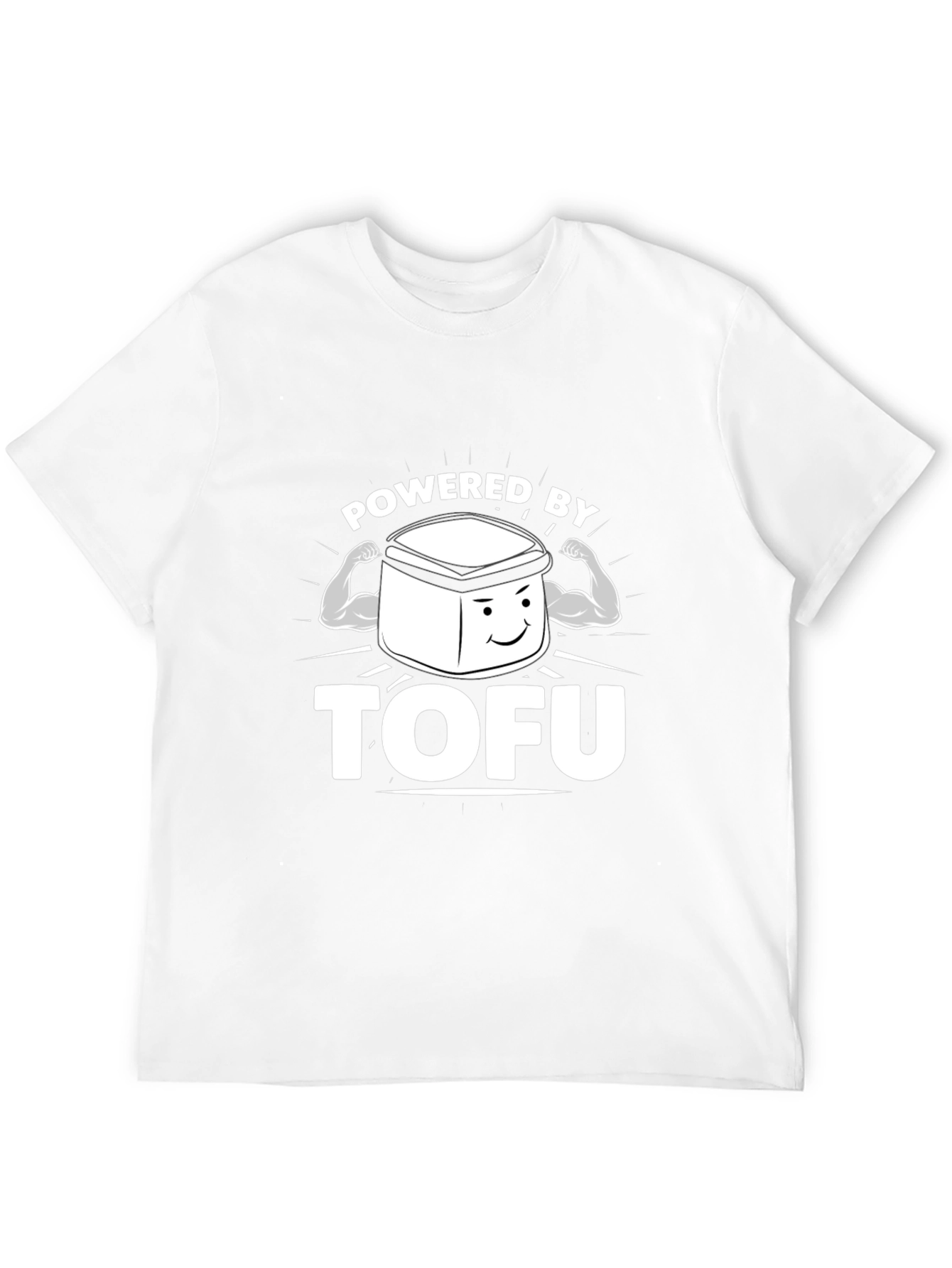 Powered by Tofu T-Shirt - Vegan Fitness Tee