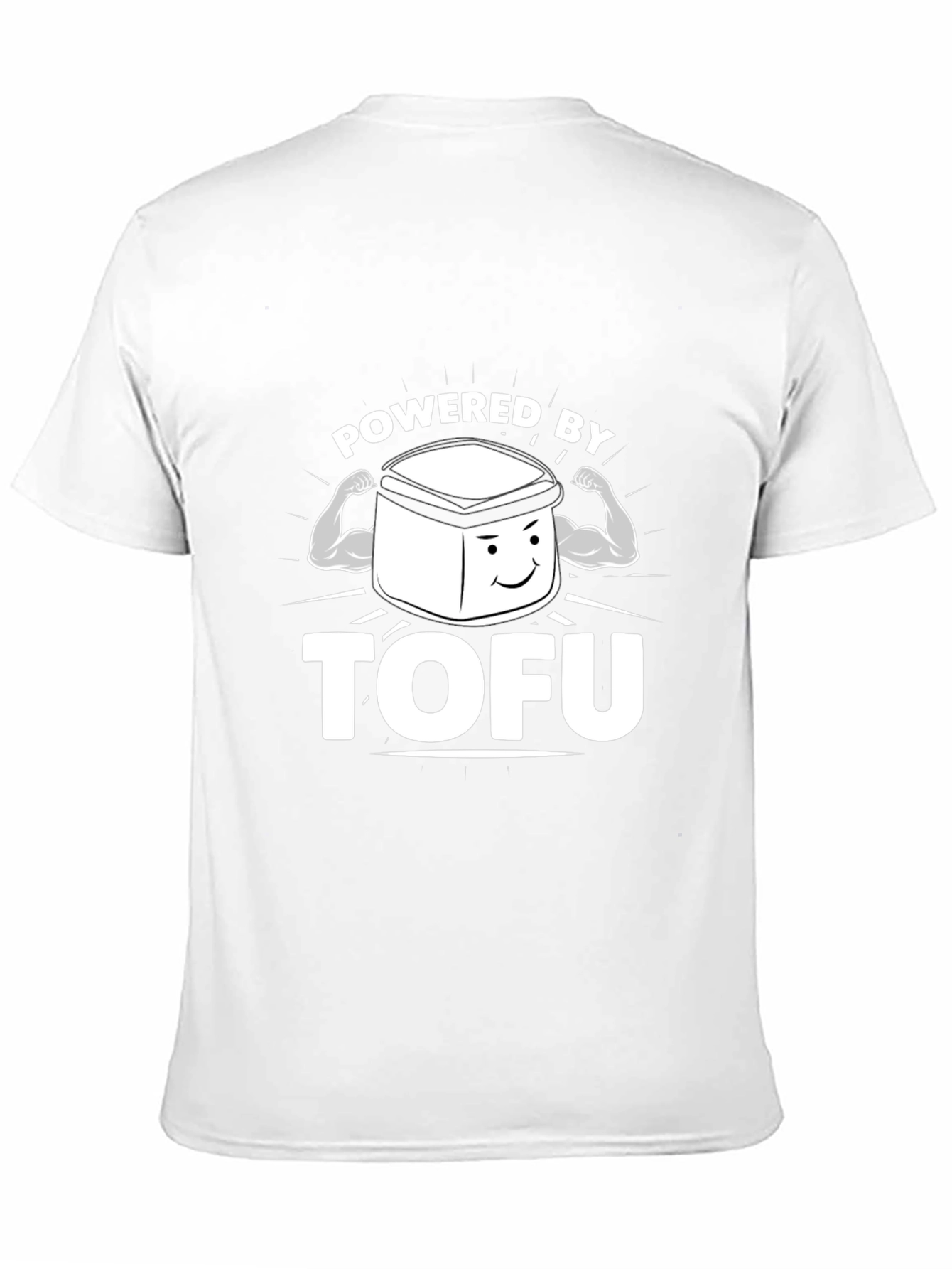 Powered by Tofu T-Shirt - Vegan Fitness Tee