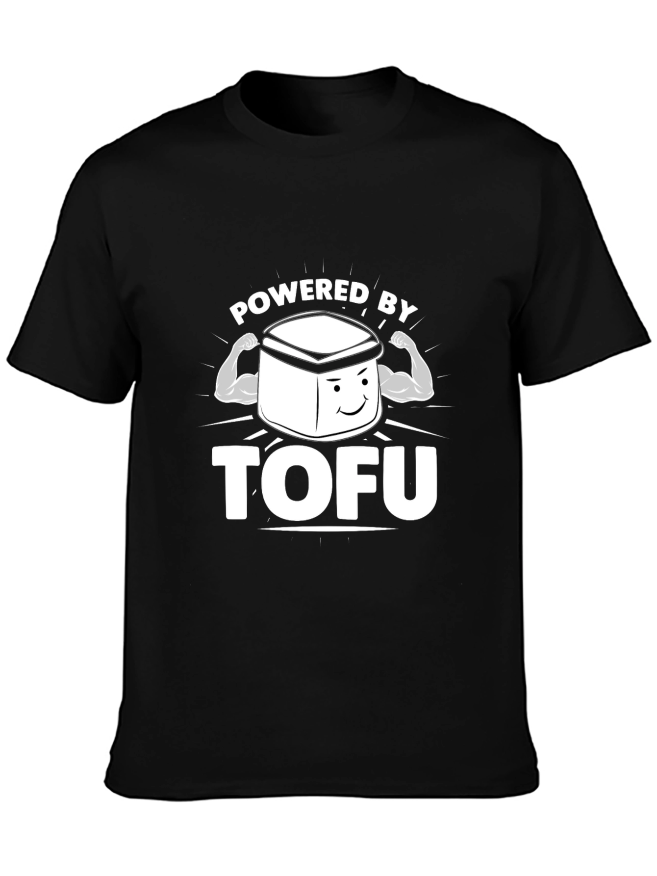 Powered by Tofu T-Shirt - Vegan Fitness Tee